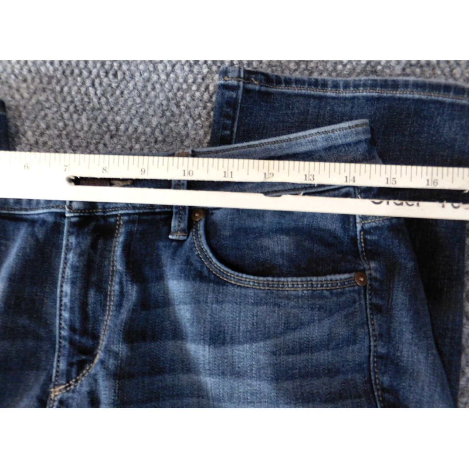 Loft LOFT Jeans 2 Blue Curvy Straight Denim Dark Womens Size 30" / US 8 / IT 44 - 6 Thumbnail