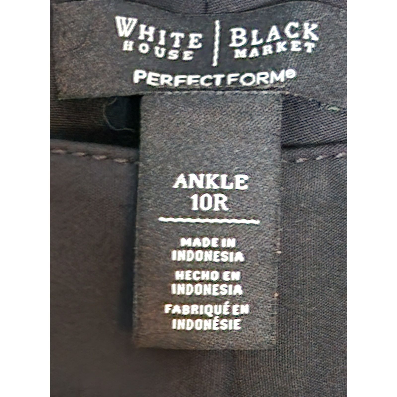 White House Black Market White House Black Market Perfect Form Slim Ankle 10R Black Size 32" / US 10 / IT 46 - 4 Thumbnail
