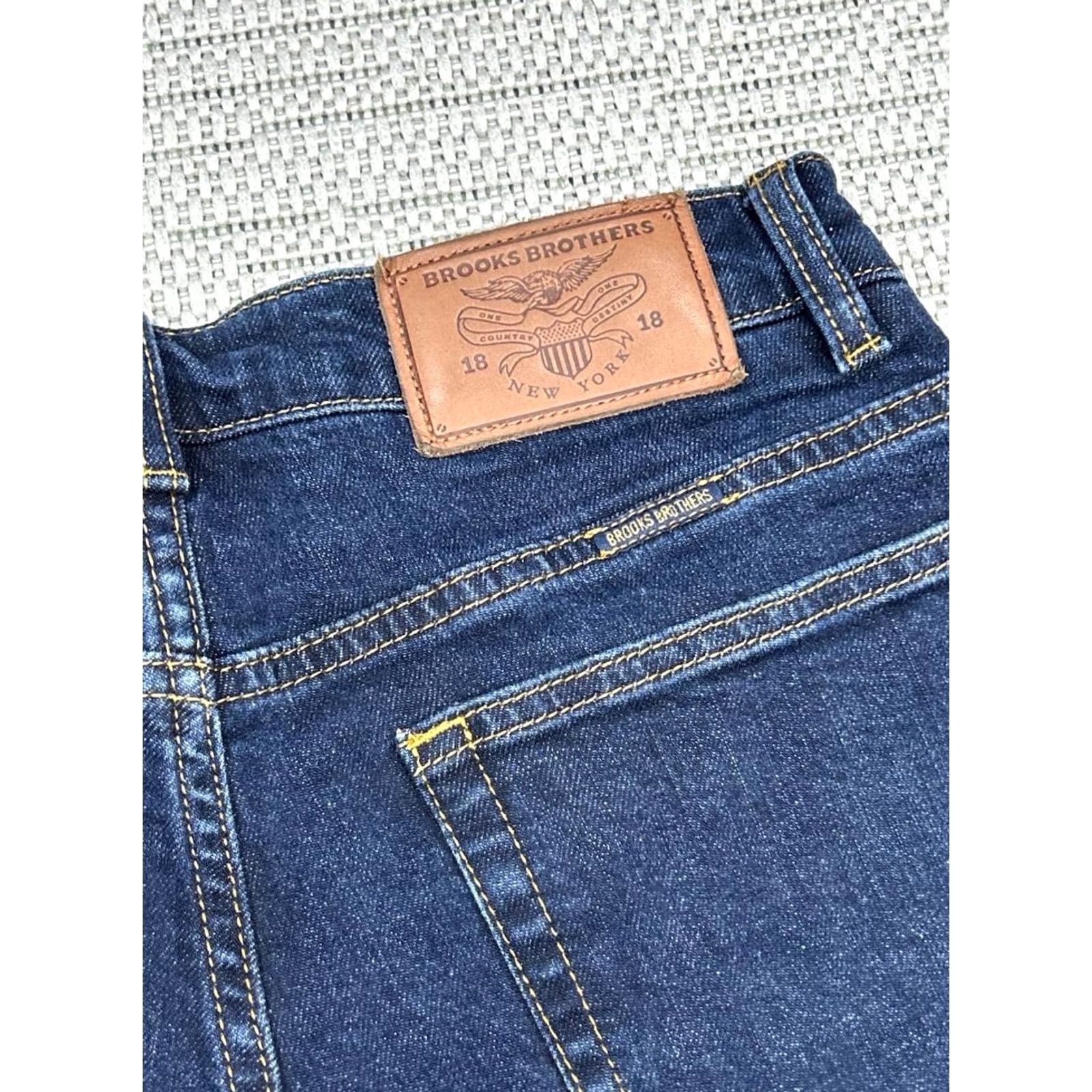 Brooks Brothers Brooks Brothers 901 Slim Straight Jeans Mens 30 Blue Denim Cotton Stretch 28x29 Size US 30 / EU 46 - 4 Thumbnail