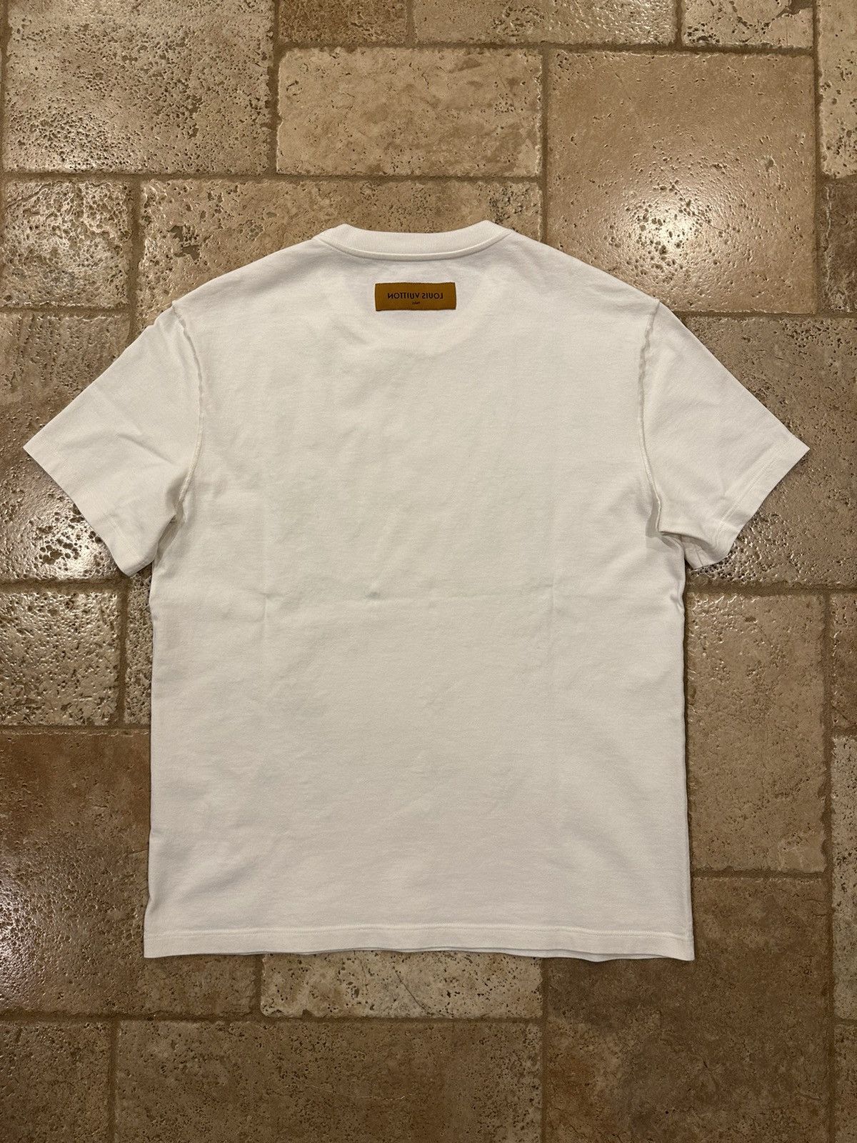 Louis Vuitton Louis Vuitton LV Spread Plane Embroidery Logo White T-Shirt Size US XXL / EU 58 / 5 - 7 Thumbnail