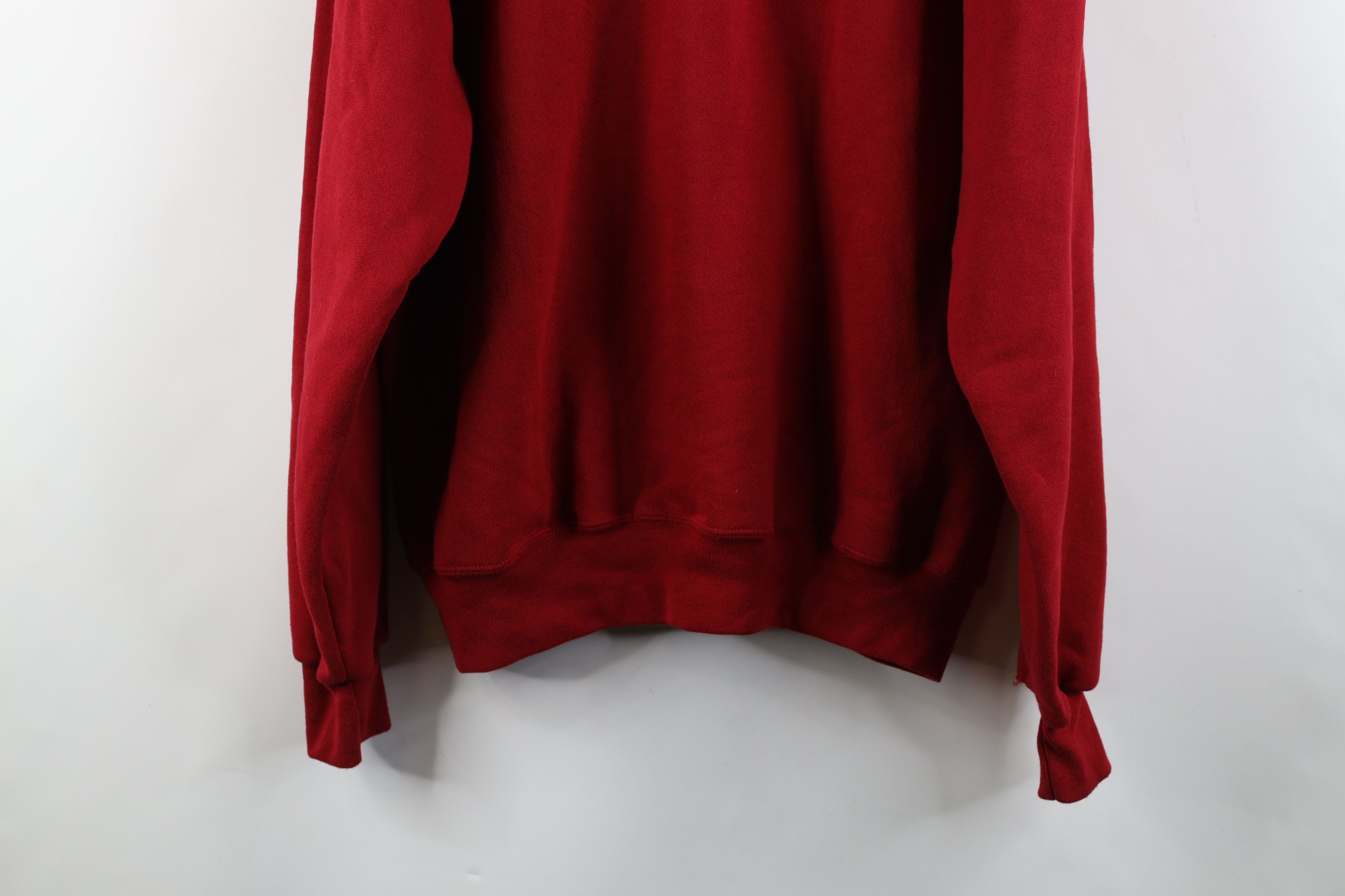 Russell Athletic × Vintage Vintage 90s Russell Athletic Henley Hoodie Sweatshirt USA Size US XL / EU 56 / 4 - 14 Thumbnail