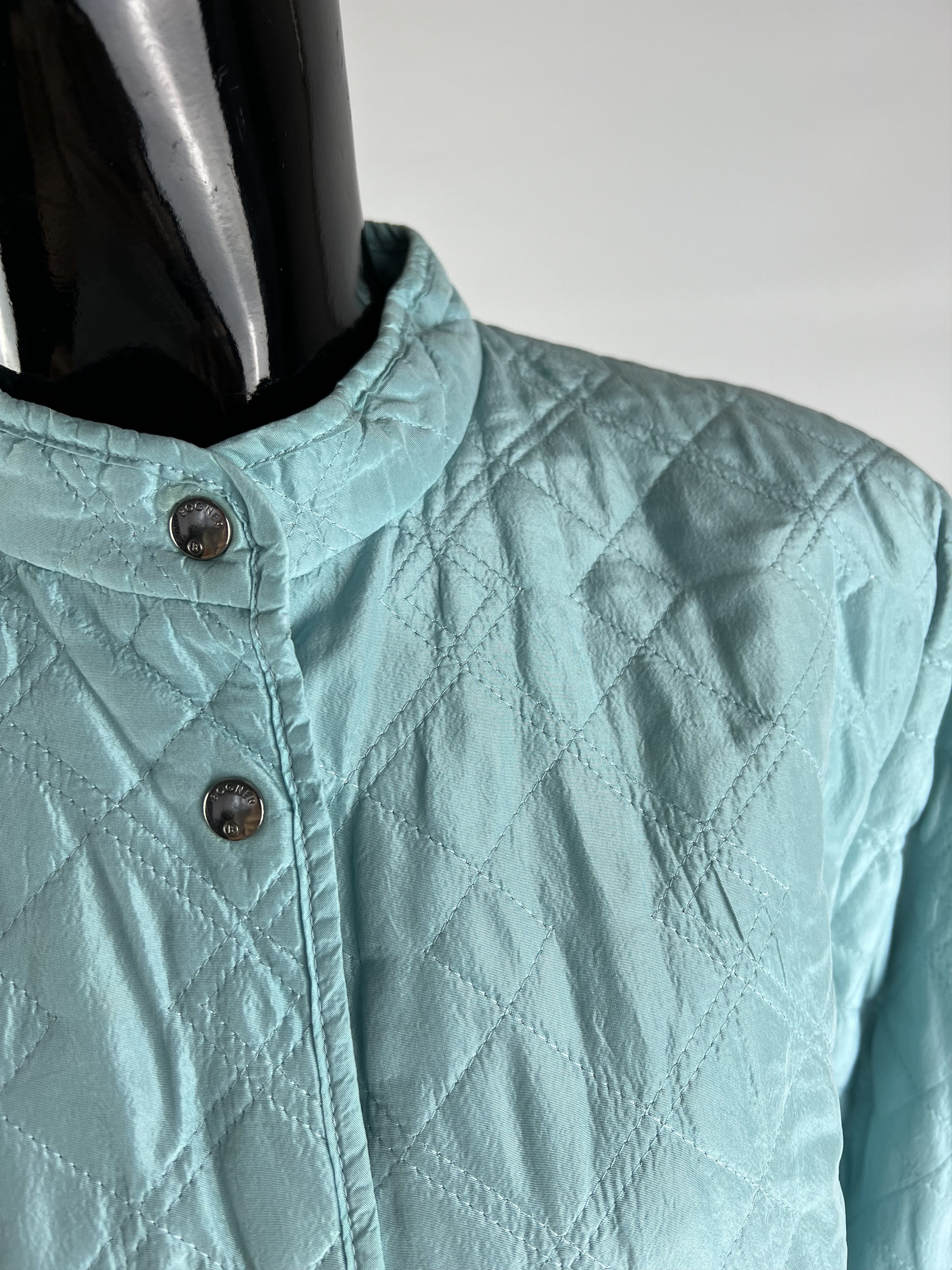 Bogner × Vintage Bogner Vintage Women's Silk Quilted Jacket US8 Size M / US 6-8 / IT 42-44 - 5 Thumbnail