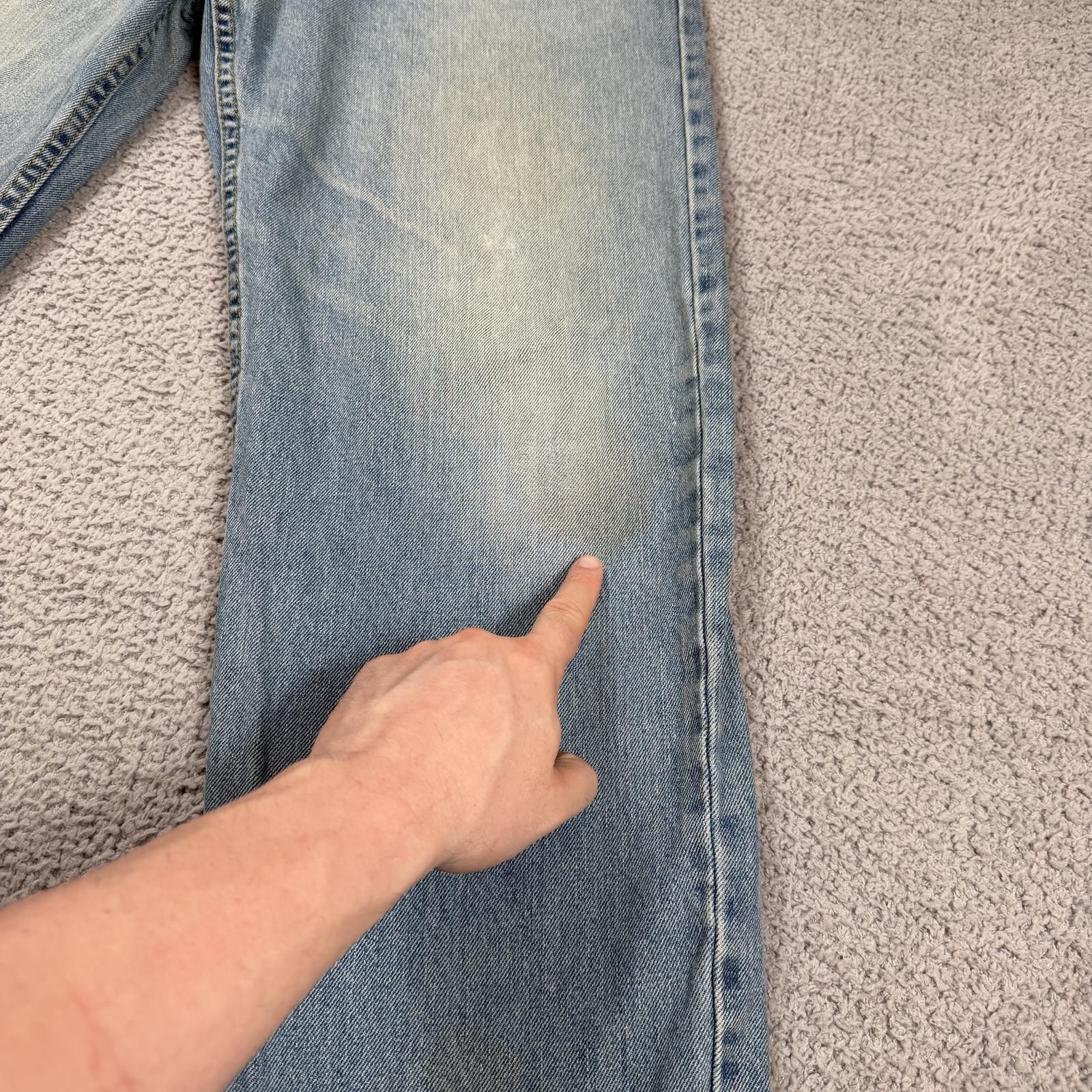 Levi's Levis 550 Relaxed Fit Jeans 34x32 Blue Light Wash Faded Size US 34 / EU 50 - 8 Thumbnail