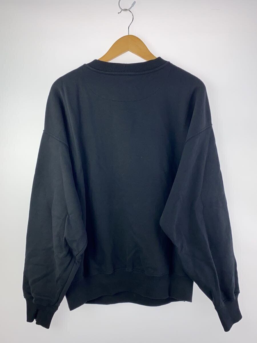 Bally o1y1224 Long Sleeves Cotton Sweatshirt in Black Size US M / EU 48-50 / 2 - 2 Thumbnail
