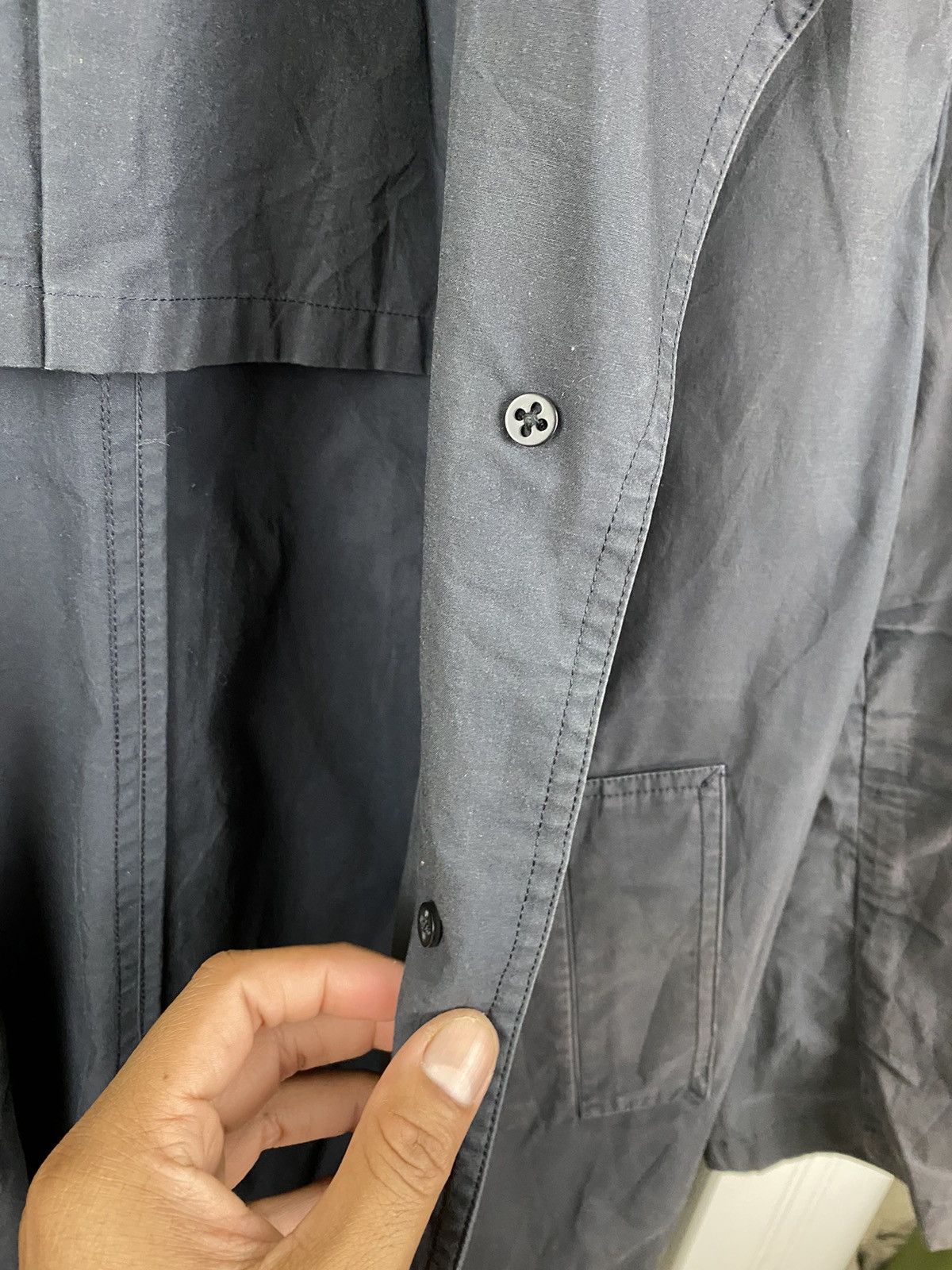 Margaret Howell × Vintage Margret Howell Jacket Faded Blue Size US M / EU 48-50 / 2 - 8 Thumbnail