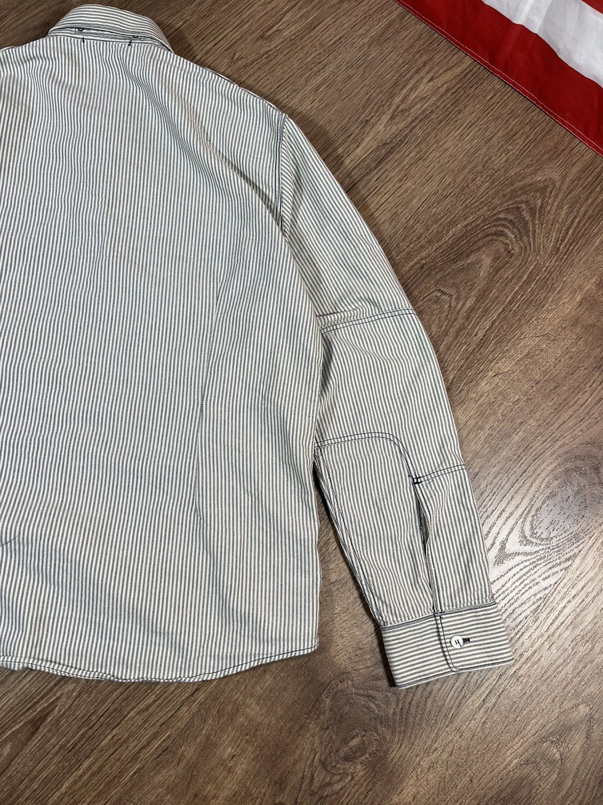 Stone Island Stone Island Denim Very Rare Shirt Denim Logo Size US L / EU 52-54 / 3 - 14 Thumbnail