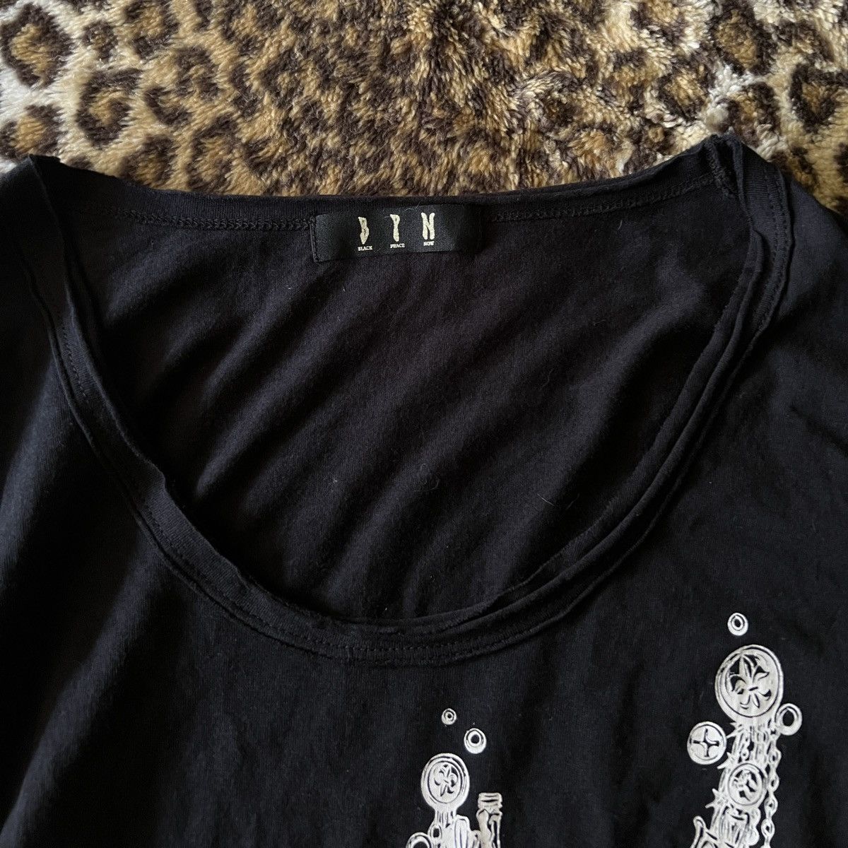 Japanese Brand Black Peace Now Black asymmetrical long sleeve t-shirt Size US M / EU 48-50 / 2 - 3 Thumbnail