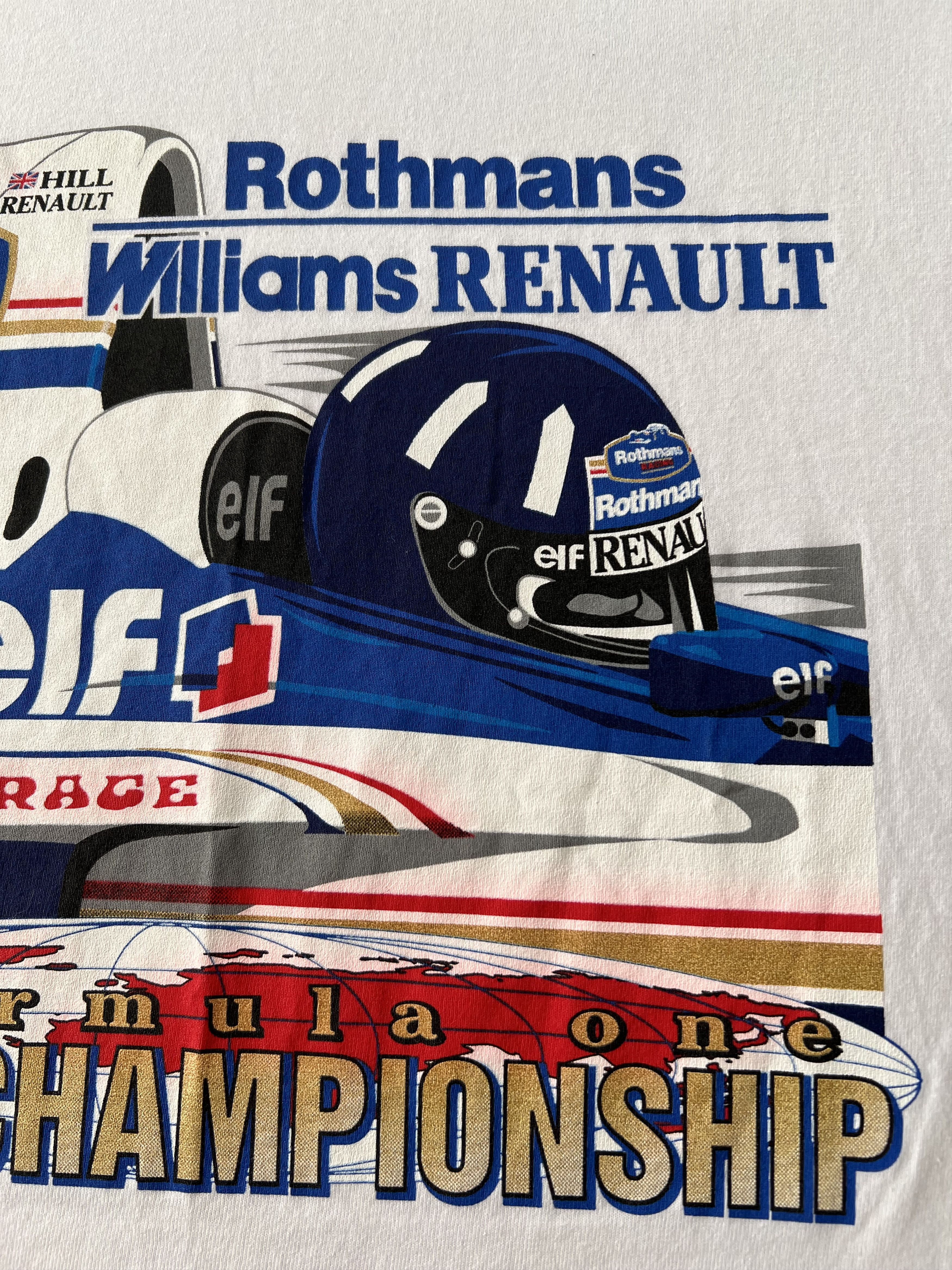 Formula 1 Vintage 1996 Rothmans Williams Renault F1 Formula 1 T-shirt Size US M / EU 48-50 / 2 - 5 Thumbnail