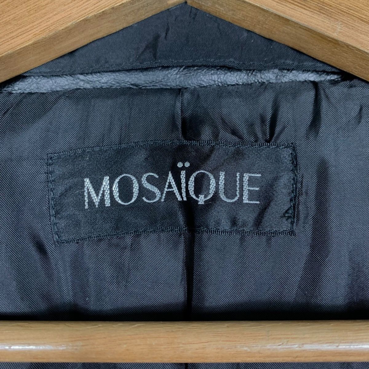 Japanese Brand MOSAIQUE Rabbit Fur Pigskin Jacket #1510-C68 Size M / US 6-8 / IT 42-44 - 15 Thumbnail