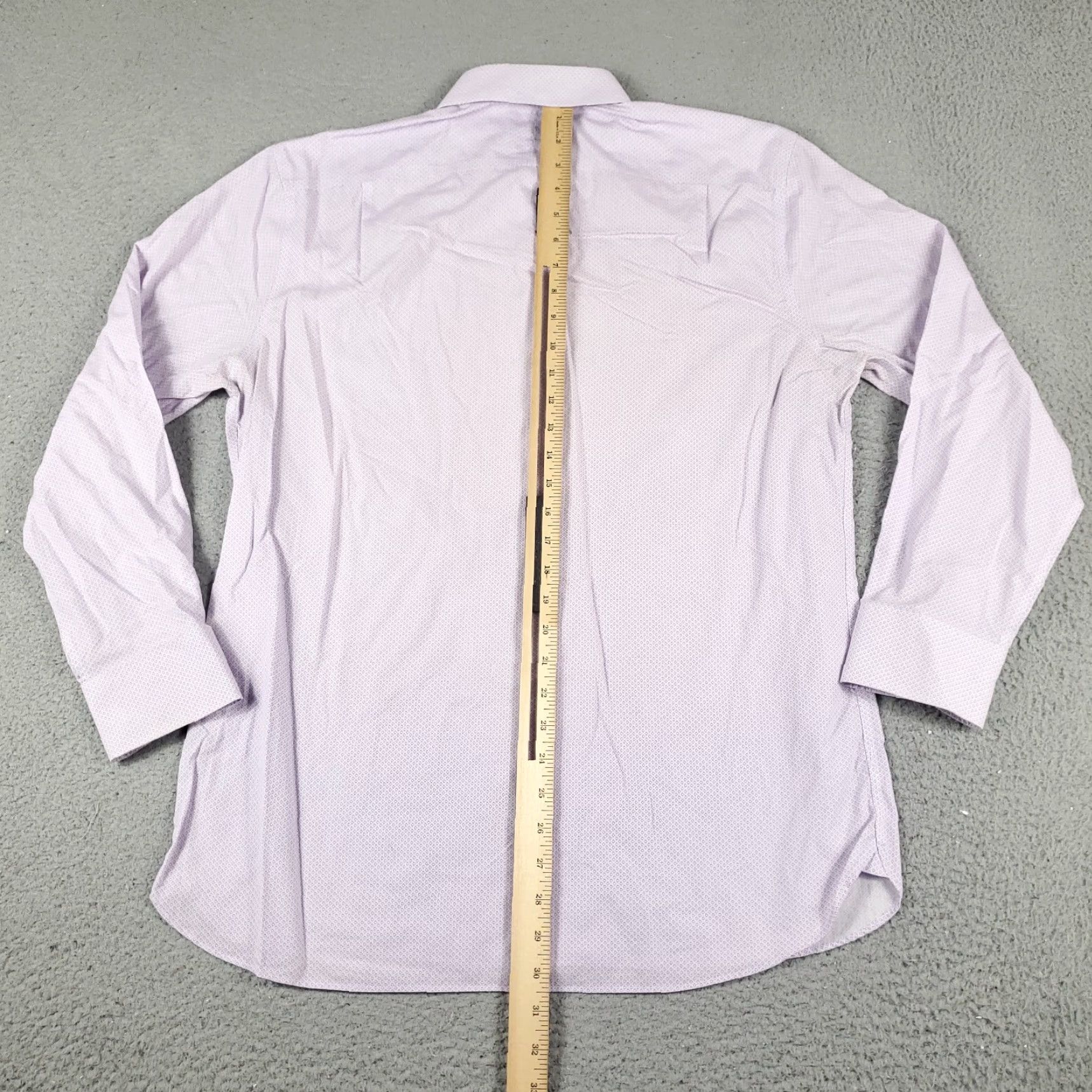 Bonobos VINTAGE Bonobos Dress Shirt Men's Size 16 Purple Cotton Long Sleeve Button Up Business Casual Formal Size 42R - 5 Thumbnail