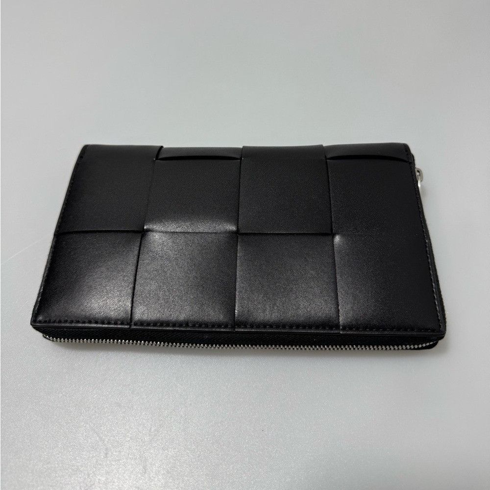 Bottega Veneta Bottega Veneta Cassette Zip Around Wallet Black Size ONE SIZE - 3 Thumbnail