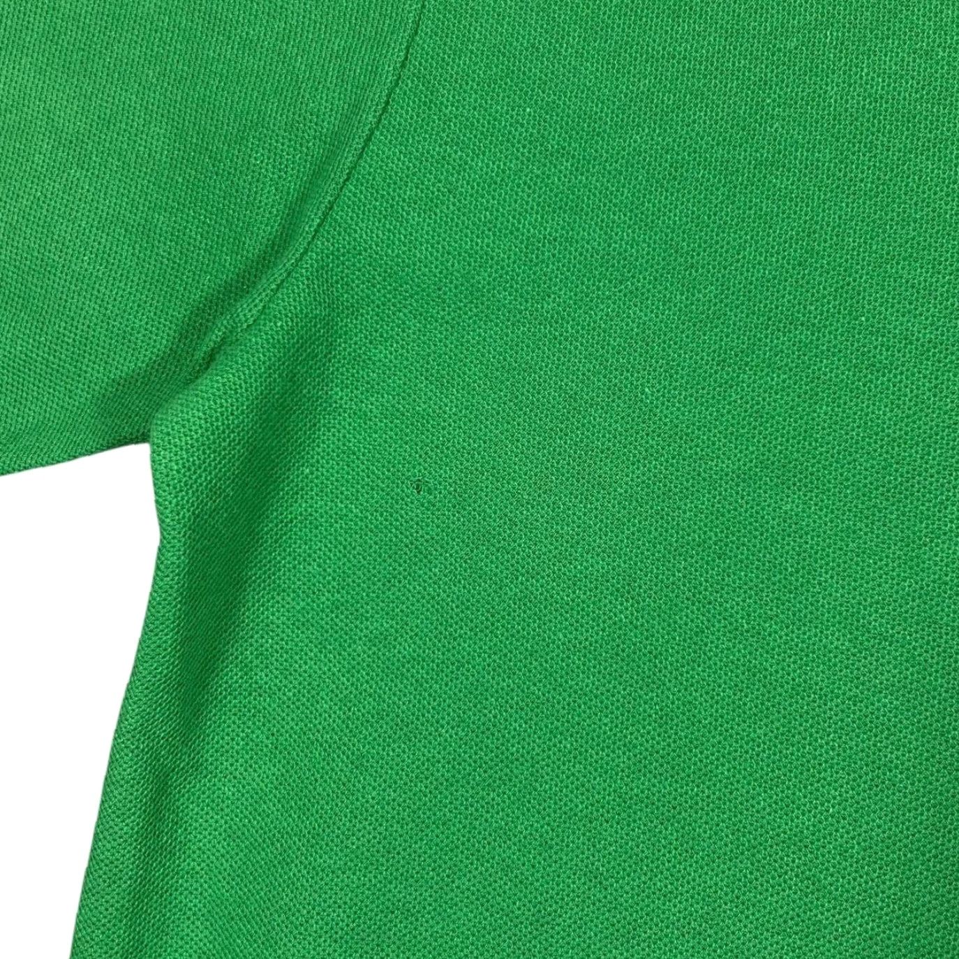 Velva Sheen VINTAGE Velva Sheen Portman Green Short Sleeve Polo Shirt L Mens 80s Logo 27” 22” 9.5” Pin hole Size US L / EU 52-54 / 3 - 5 Thumbnail