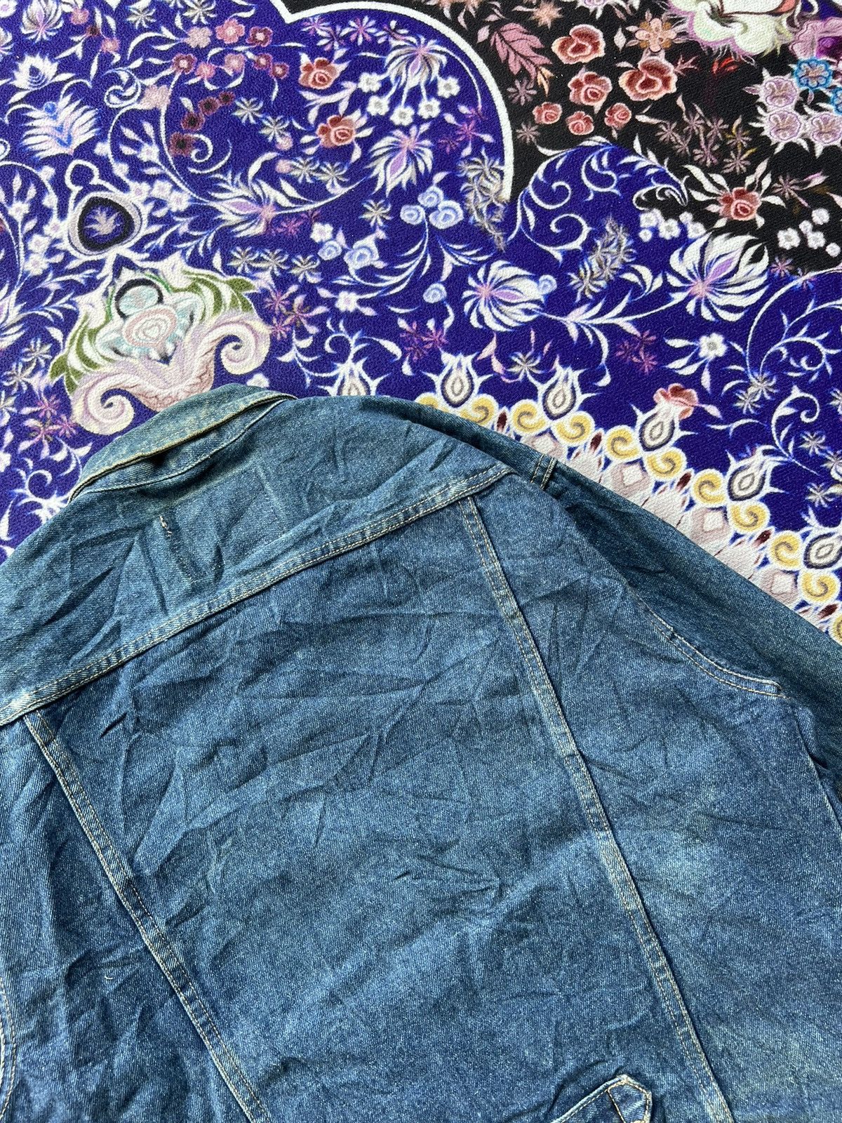 Japanese Brand Vintage Fittz Japanese Brand Indigo Denim Jacket Size US L / EU 52-54 / 3 - 9 Thumbnail
