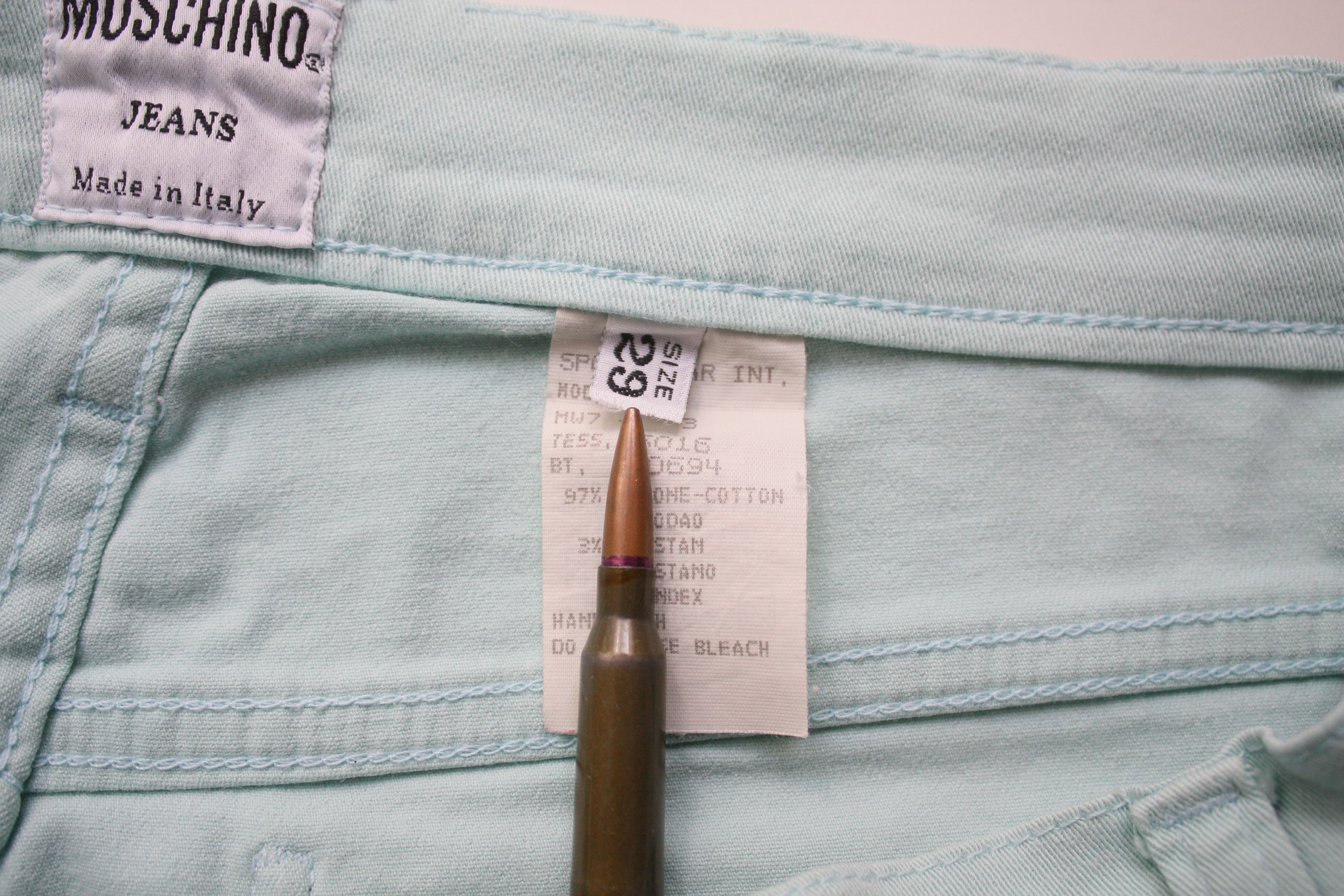 Moschino Moschino Jeans Vintage Turquoise Trousers 29 Made In Italy Size 28" / US 6 / IT 42 - 6 Thumbnail
