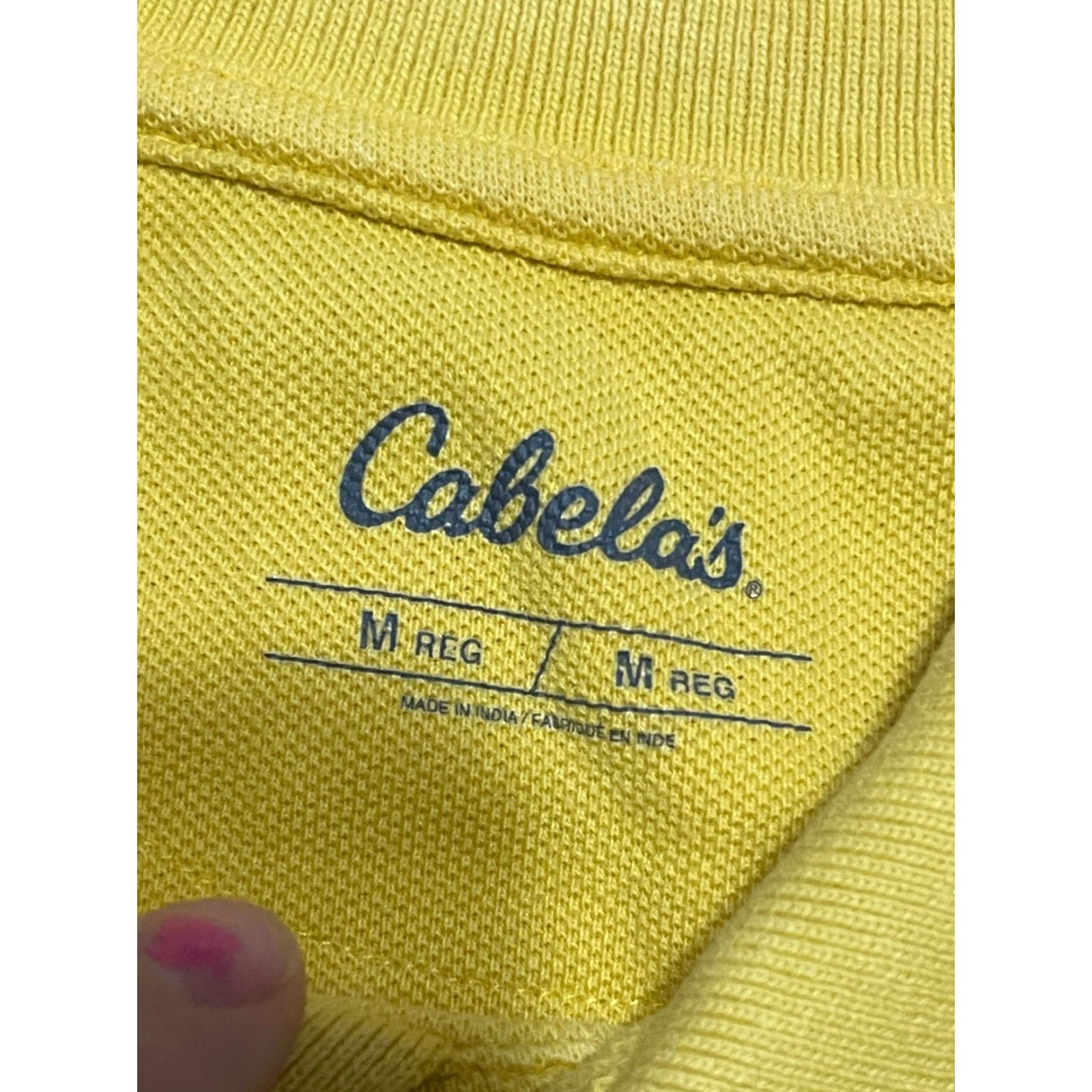 Vintage Cabela's Shirt Men's Size Medium Yellow Short Sleeve Polo Quarter Zip Casual Vintage: No (remove if not applicable) Size US M / EU 48-50 / 2 - 5 Thumbnail