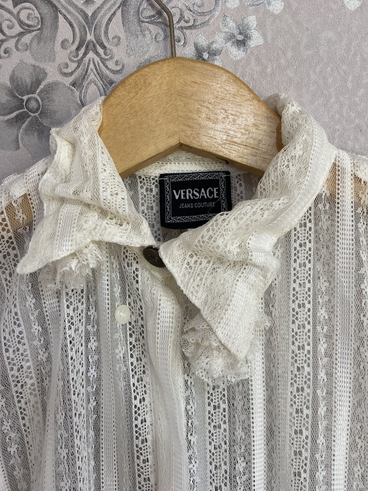 If Six Was Nine Vintage Versace Women Vest D-TK 388 Size L / US 10 / IT 46 - 2 Thumbnail