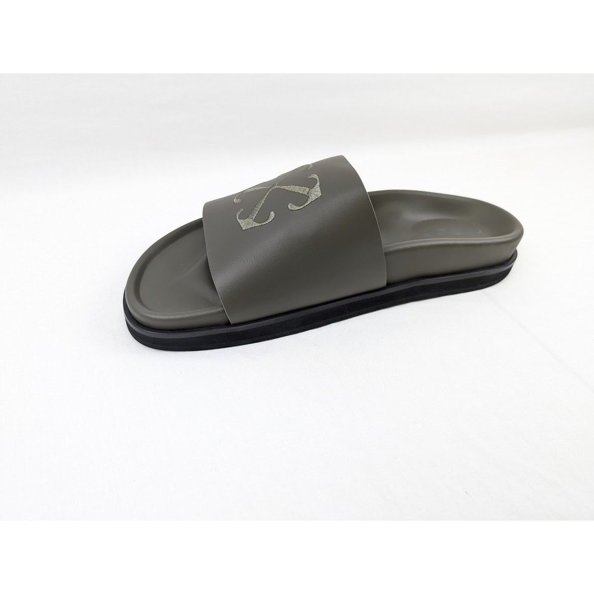 Off-White o1rshd1 Pool Time Slider in Military Green Size US 9 / EU 42 - 7 Thumbnail