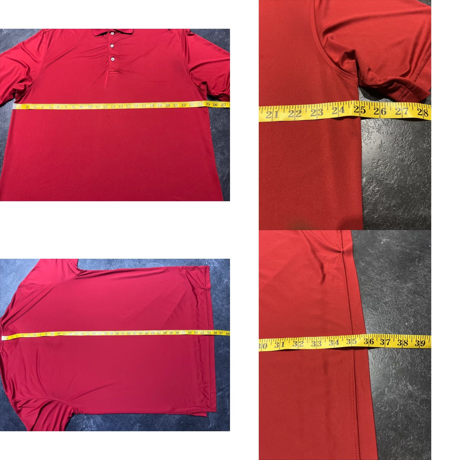 Peter Millar Peter Millar Polo Shirt Men's M Short Sleeve Burgundy Red Regular Fit Size US M / EU 48-50 / 2 - 8 Thumbnail