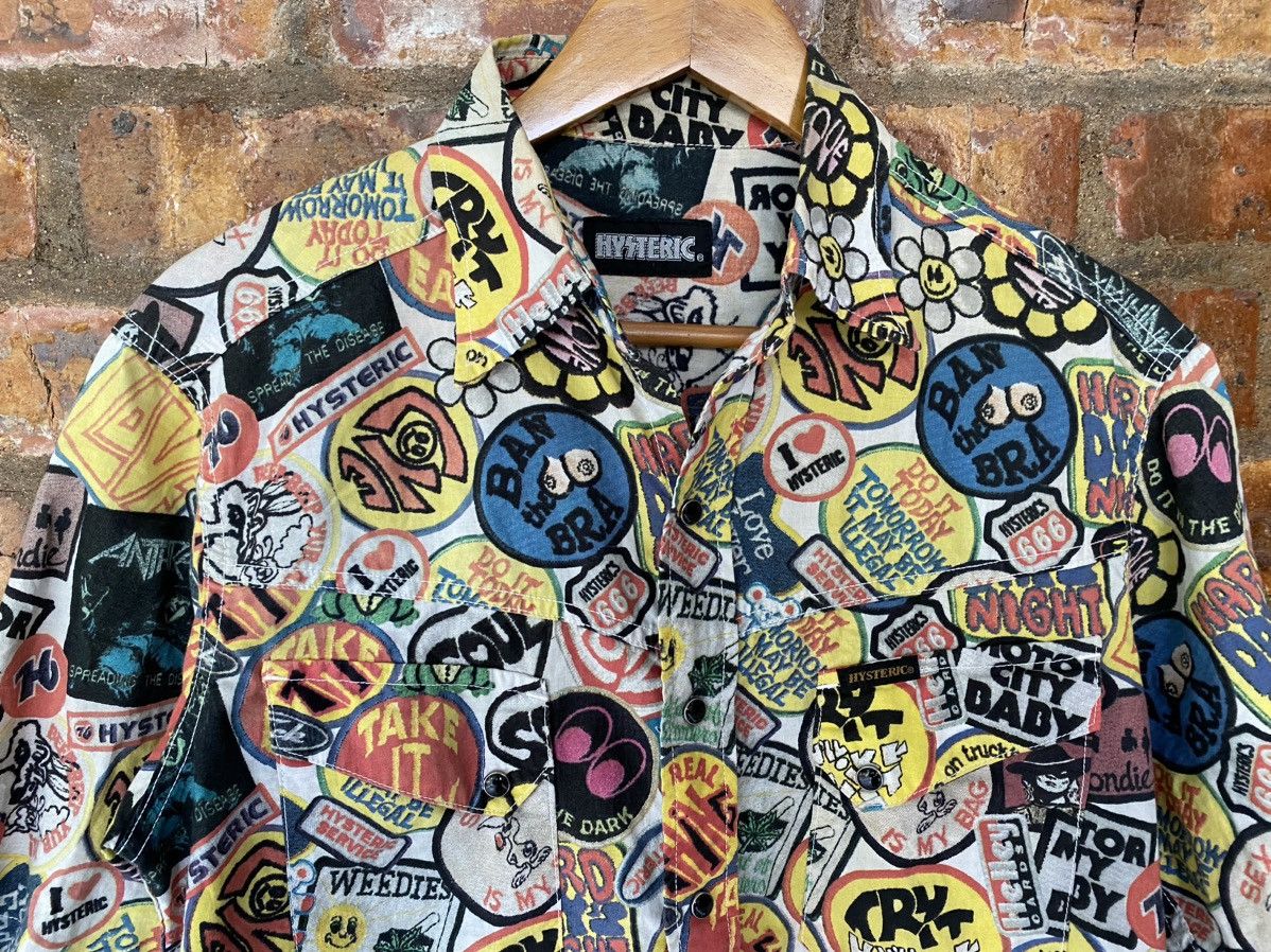 Hysteric Glamour 90s Fuck All logo all over print Size US M / EU 48-50 / 2 - 3 Thumbnail