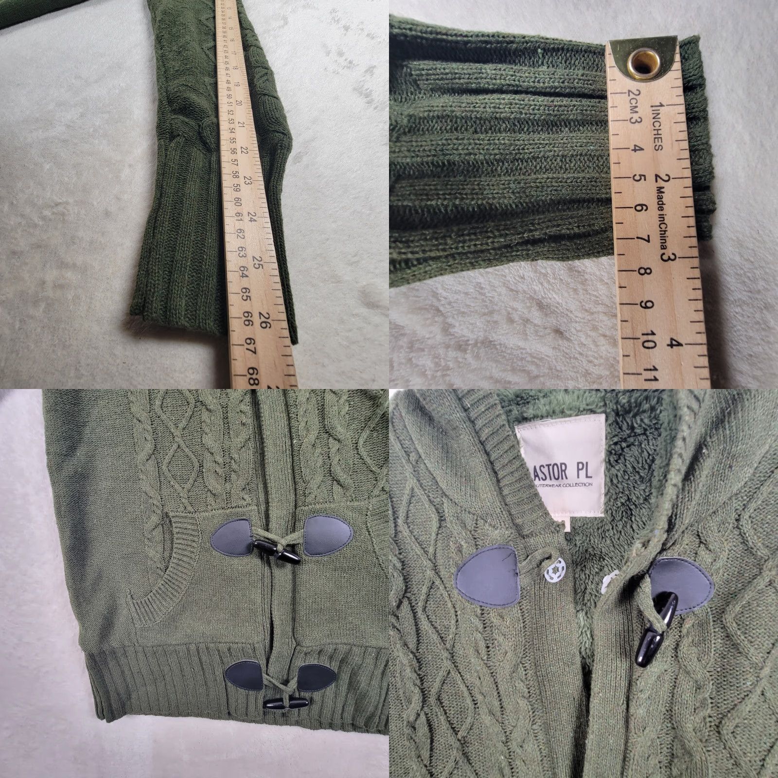 Vintage Astor PL Hoodie Zip Outerwear Collection Medium Green Size M / US 6-8 / IT 42-44 - 8 Thumbnail