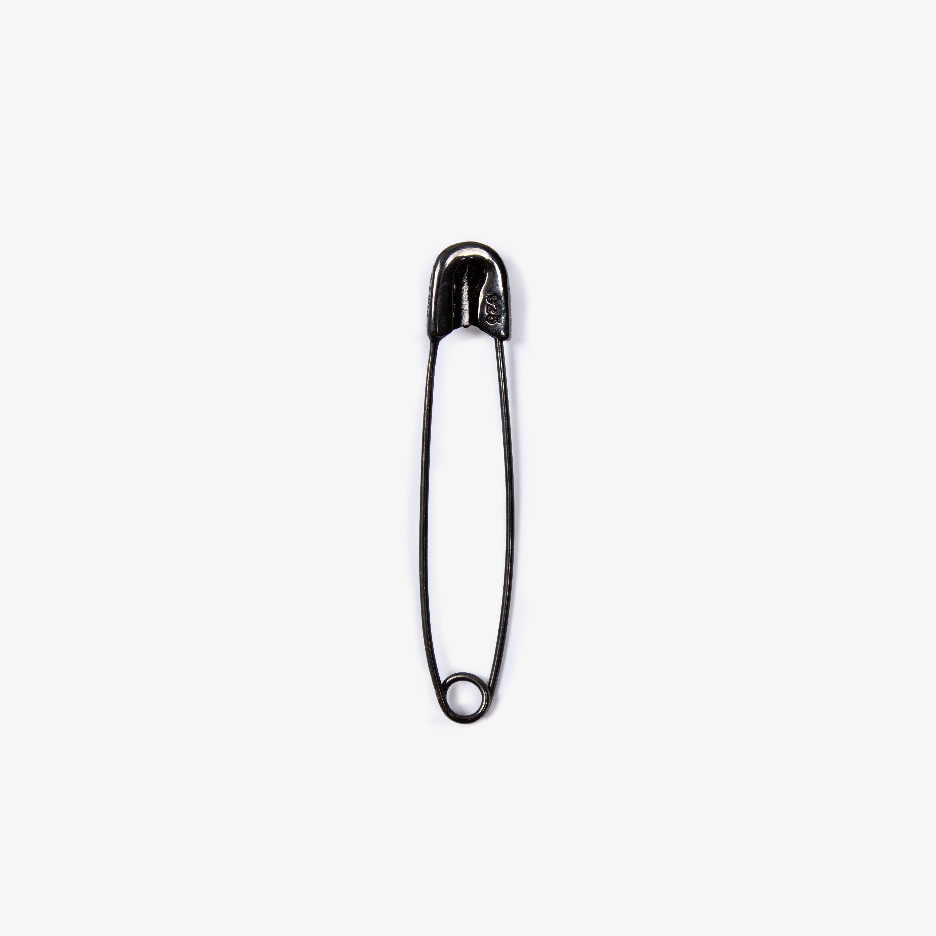 Chrome Hearts CHROME HEARTS BLACK RHODIUM XL SAFTEY PIN Size ONE SIZE - 3 Thumbnail