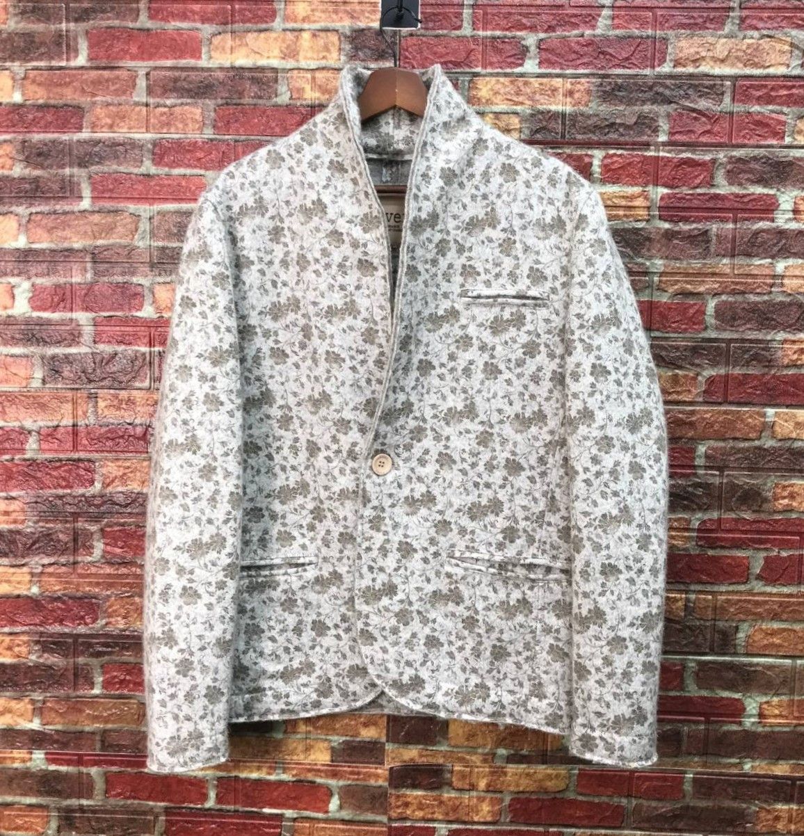 Italia Independent VINTAGE ITALIAN DESIGNER FIVER FLORAL MINIMALIST JACKET Size US M / EU 48-50 / 2 - 2 Thumbnail
