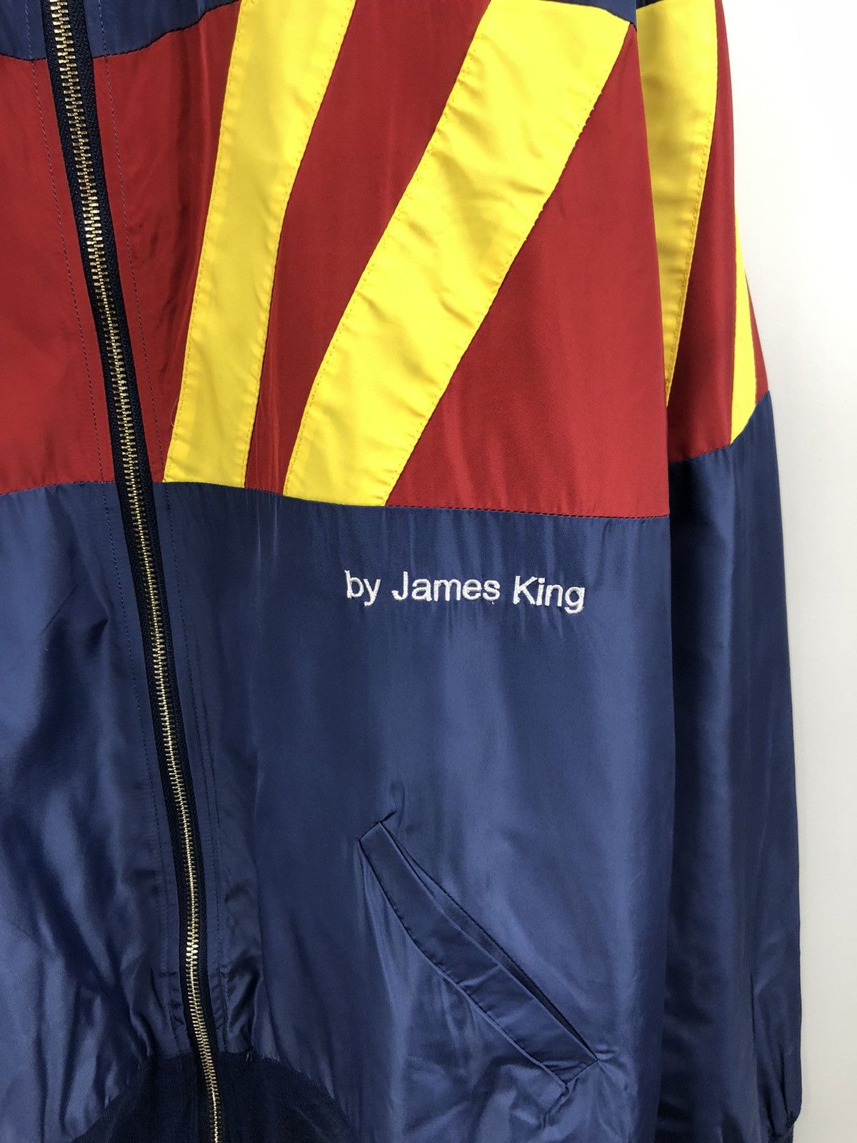 Other GOAT by James King Red Yellow Stripe Blue Windbreaker Jacket Size US XXL / EU 58 / 5 - 5 Thumbnail