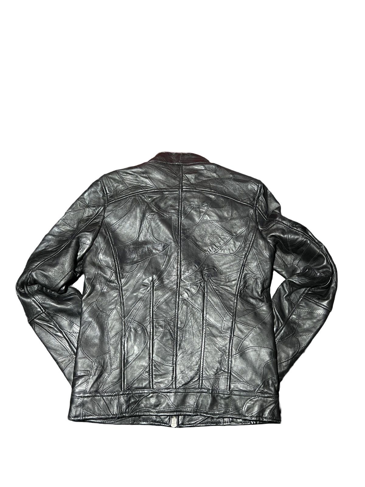 ［値下げ］RATTLE TRAP SHEEP LEATHER rattle trap patchwork leather sheep skin jacket