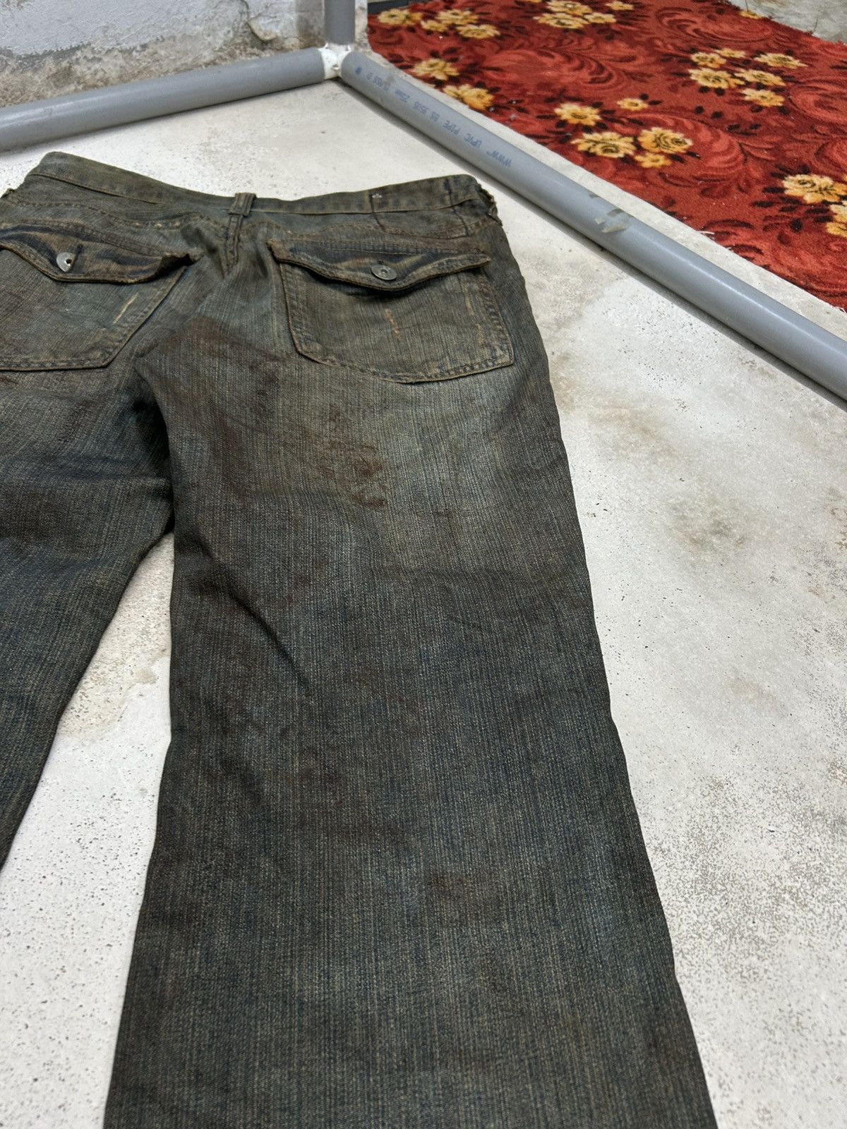 Hysteric Glamour Vintage R/H Baggy Flare Mud Washed Dirty Distressed Uruboro Size US 31 - 13 Thumbnail