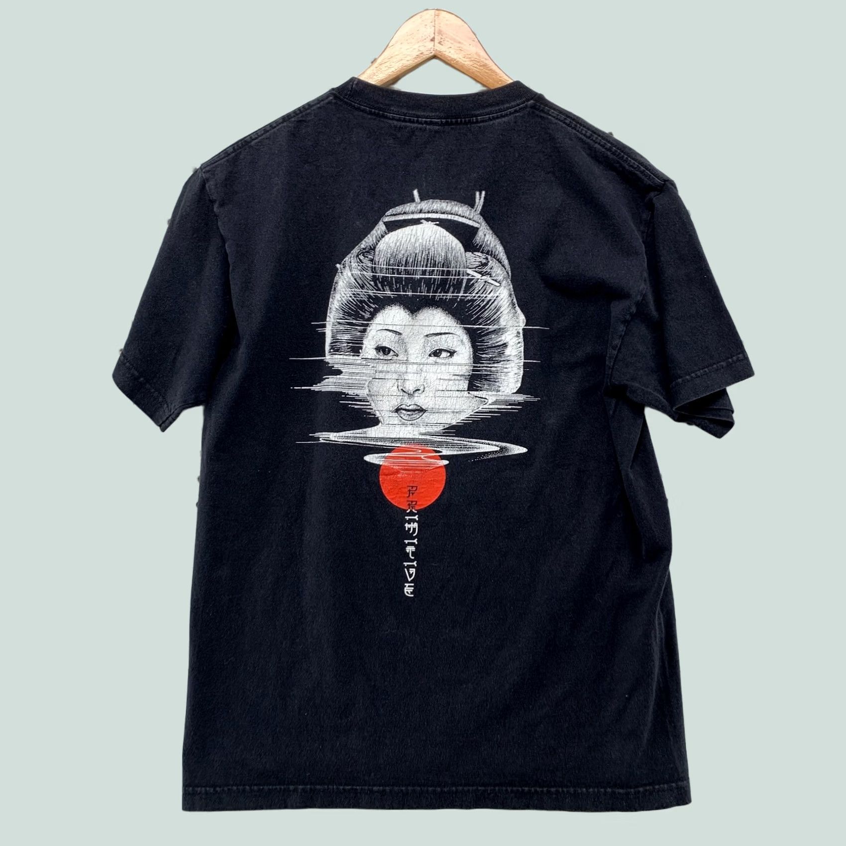 Primitive Primitive Skate Shirt Mens Medium Faded Black Paul Jackson Geisha Graphic Size US M / EU 48-50 / 2 - 1 Thumbnail