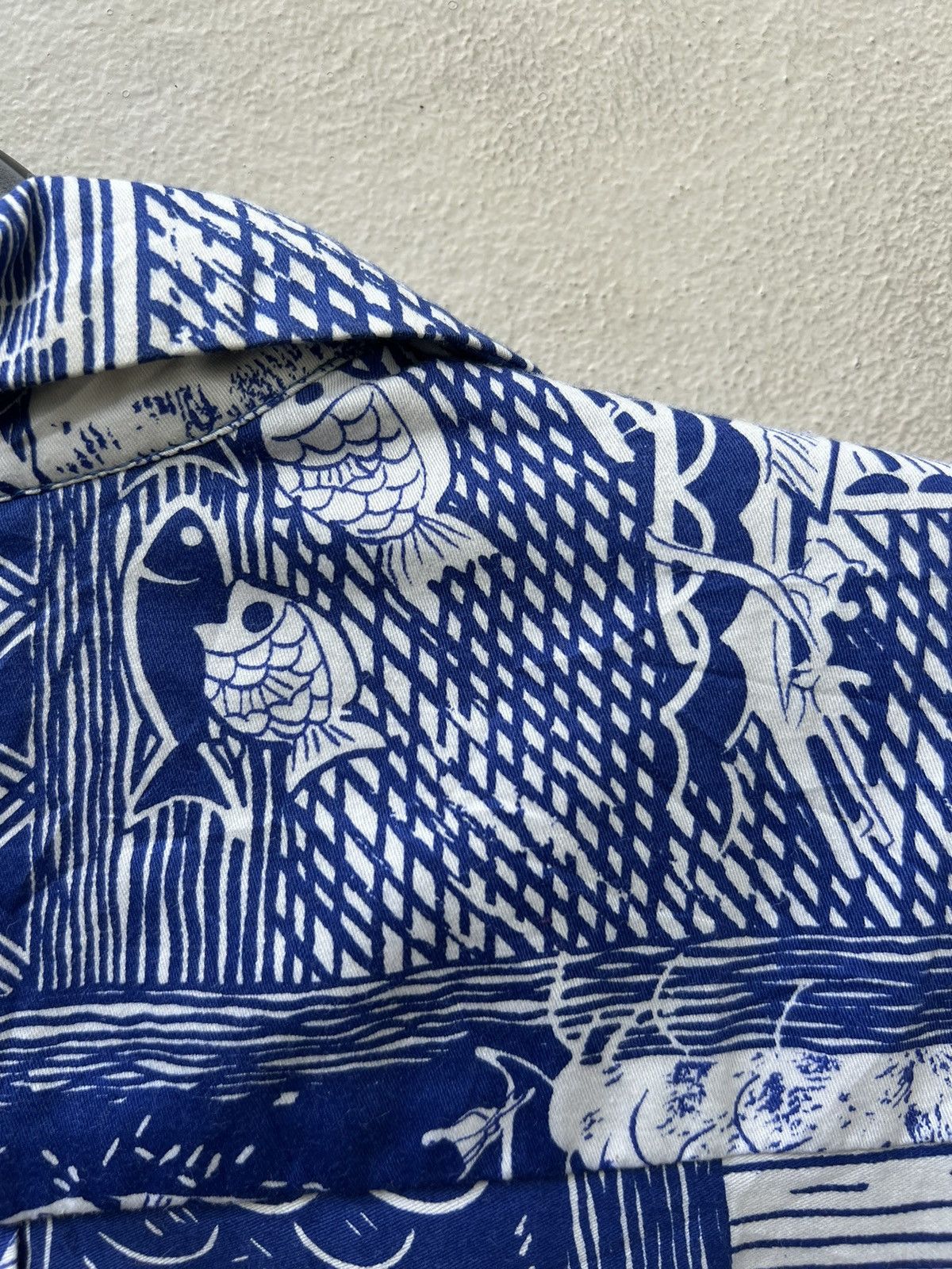 Diamond Head Vintage 60s Diamond Head Sportswear Blue Hawaiian Shirt Size US M / EU 48-50 / 2 - 17 Thumbnail