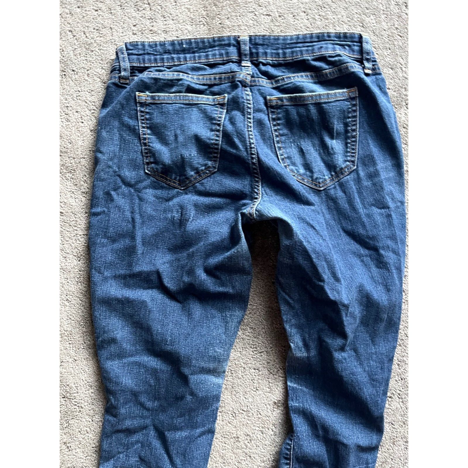 Gap Gap Jeans Blue Denim Solid Pattern 8/29 Womens Skinny Pants Regular Size 8 Size 30" / US 8 / IT 44 - 4 Thumbnail
