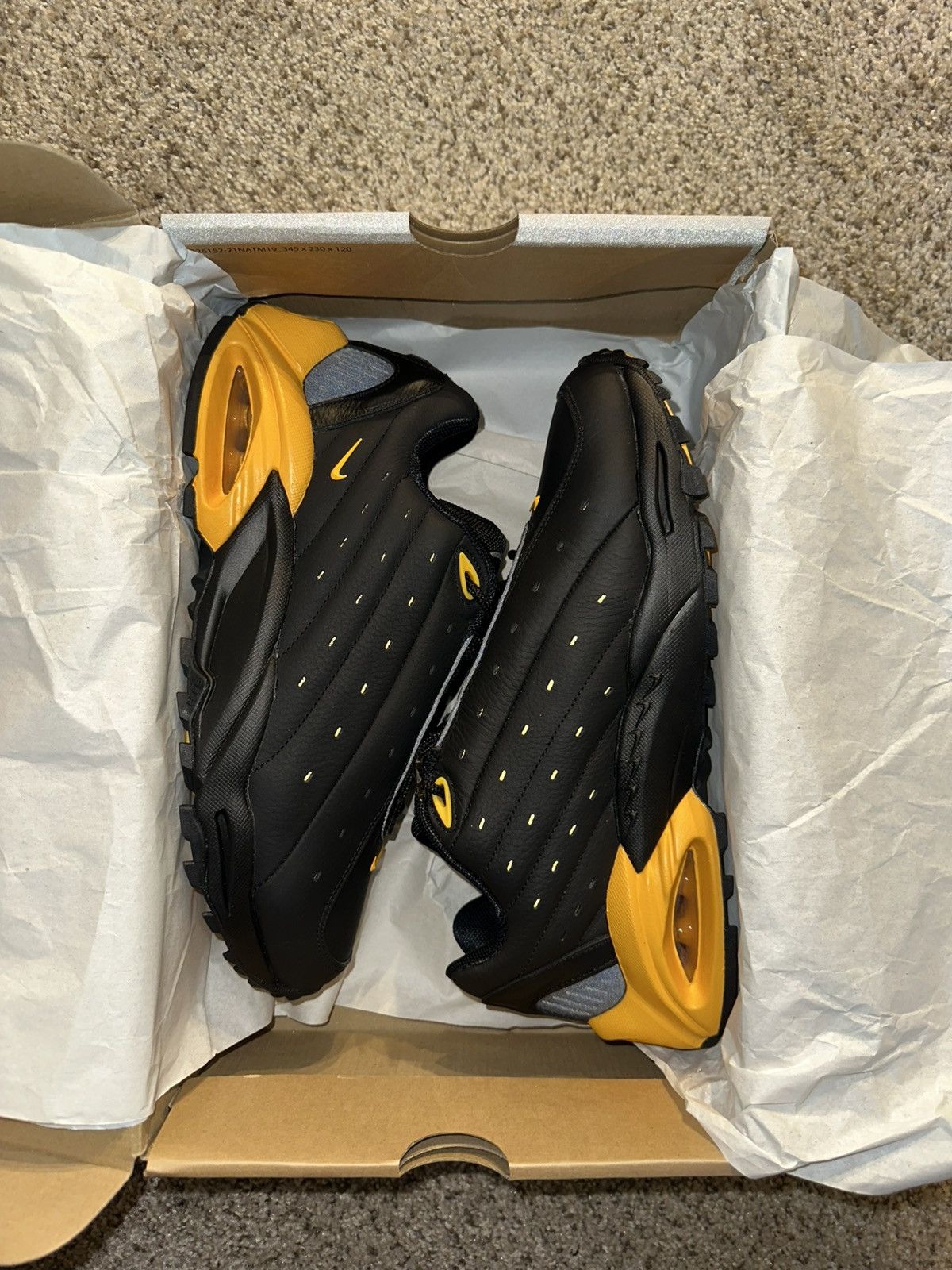 Drake × Nike × October's Very Own Drake x Nike x Nocta “Hot Stop” (Black / University Gold) Size US 9.5 / EU 42-43 - 1 Thumbnail