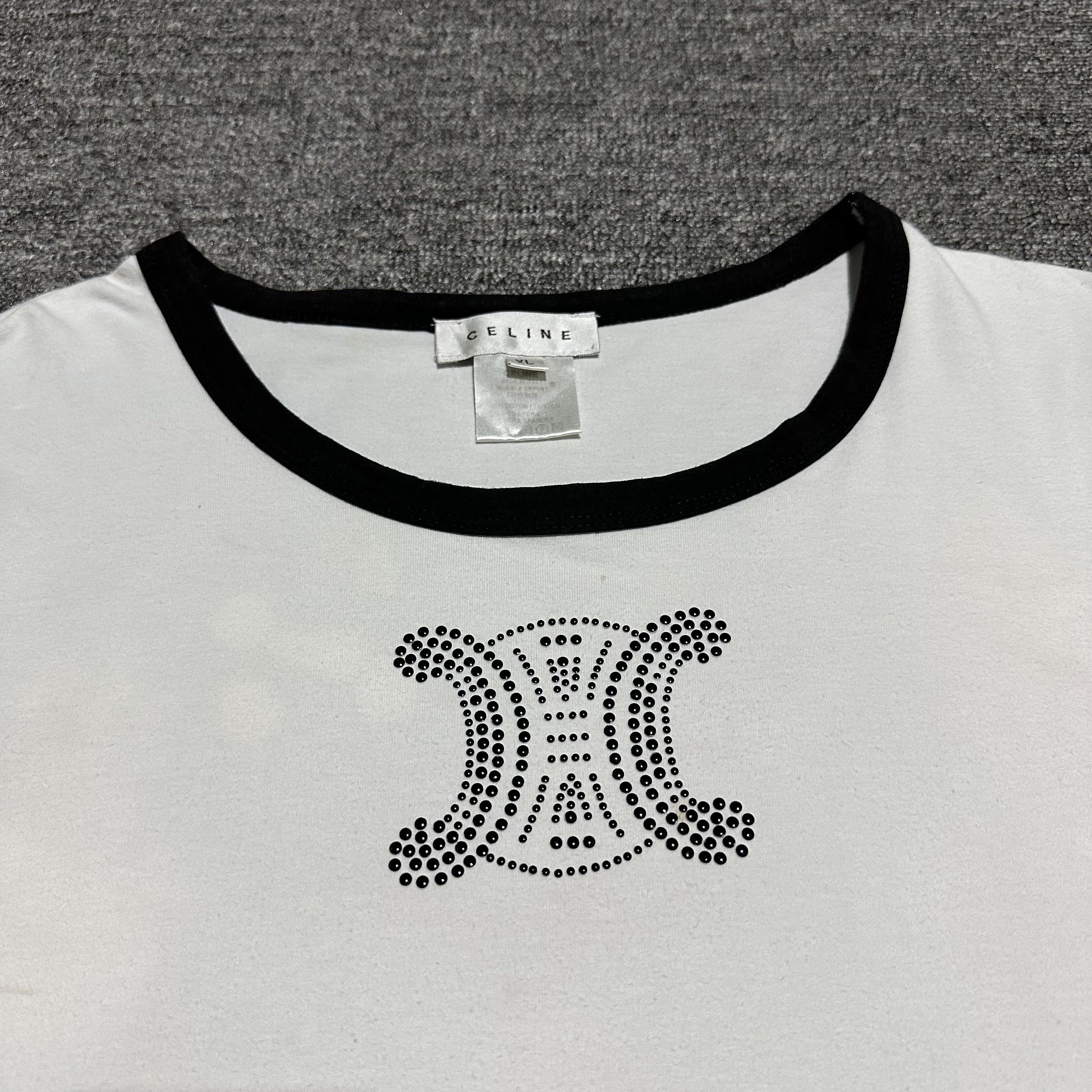 Celine Vintage Celine Tee Size US XL / EU 56 / 4 - 2 Thumbnail