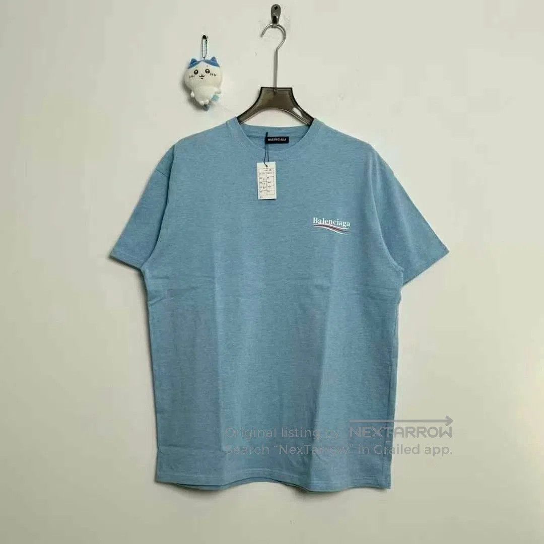 Balenciaga balenciaga blue short sleeve t. Size US M / EU 48-50 / 2 - 1 Thumbnail