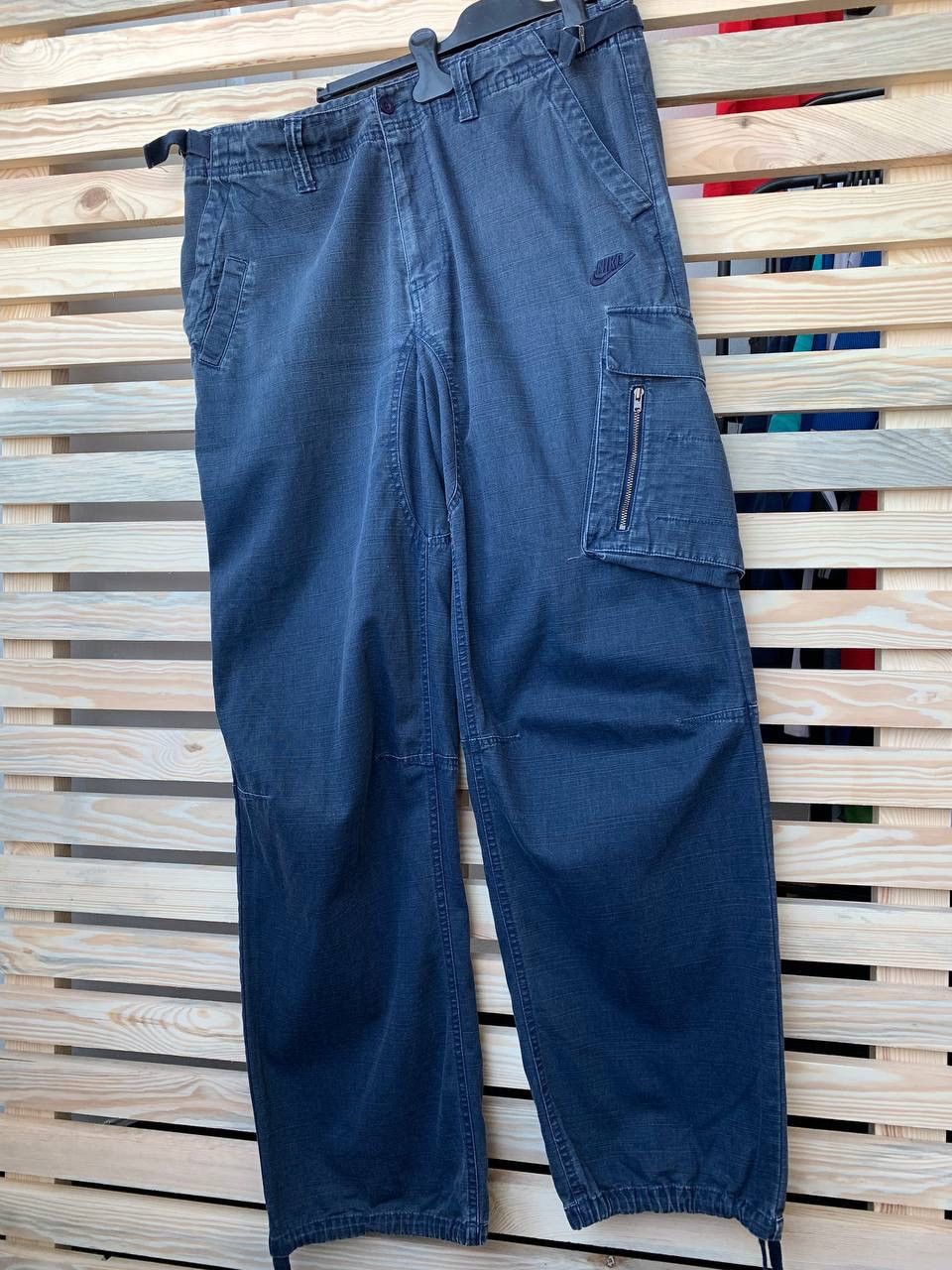 Nike × Vintage Vintage Nike Y2K Cargo baggy pants Size US 32 / EU 48 - 1 Thumbnail