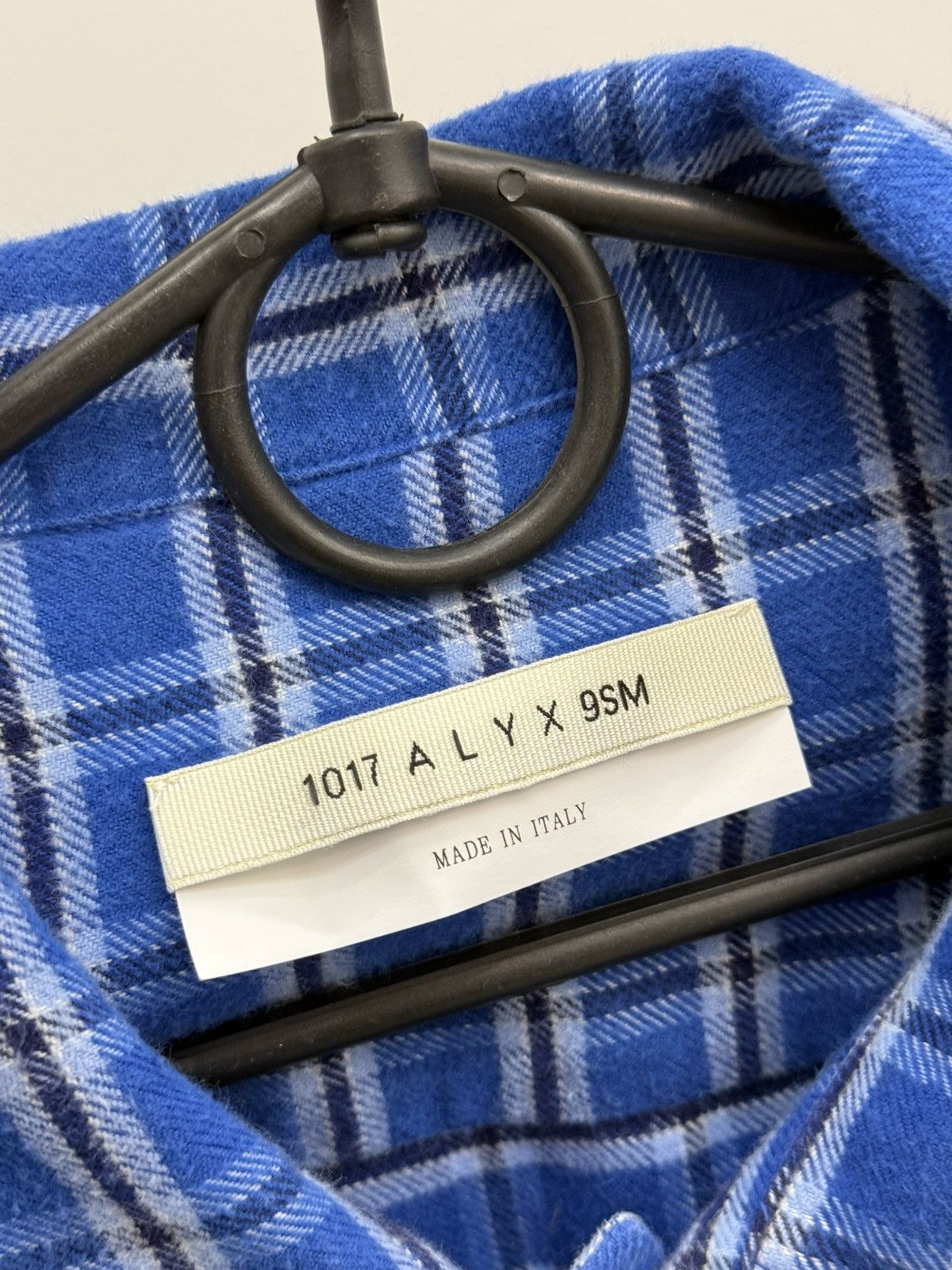 1017 ALYX 9SM 1017 ALYX 9SM Logo Lettering Flannel Shirt Size US L / EU 52-54 / 3 - 3 Thumbnail