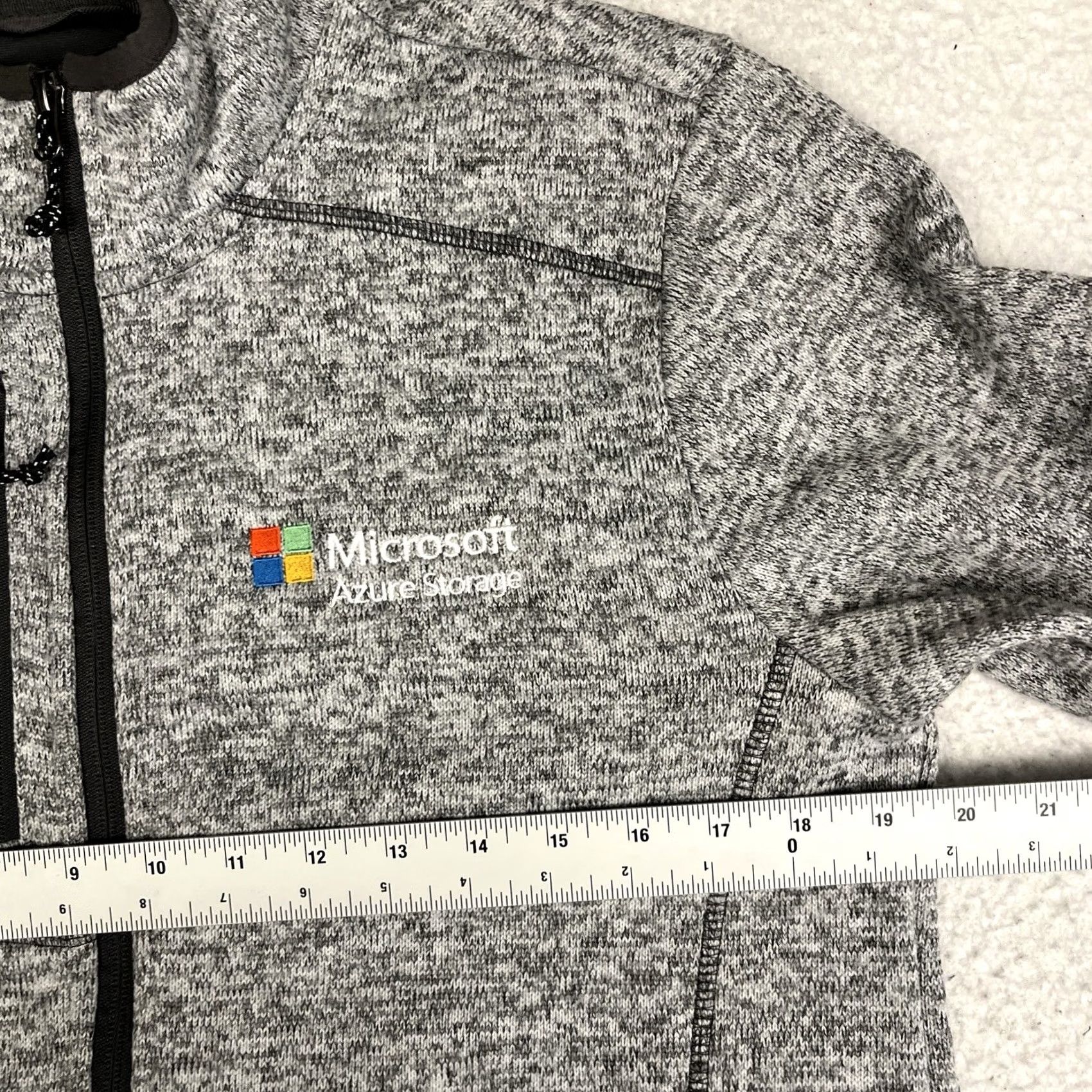 Primark Microsoft Azure Full Zip Jacket Mens S Grey Sweatshirt Size US S / EU 44-46 / 1 - 4 Thumbnail