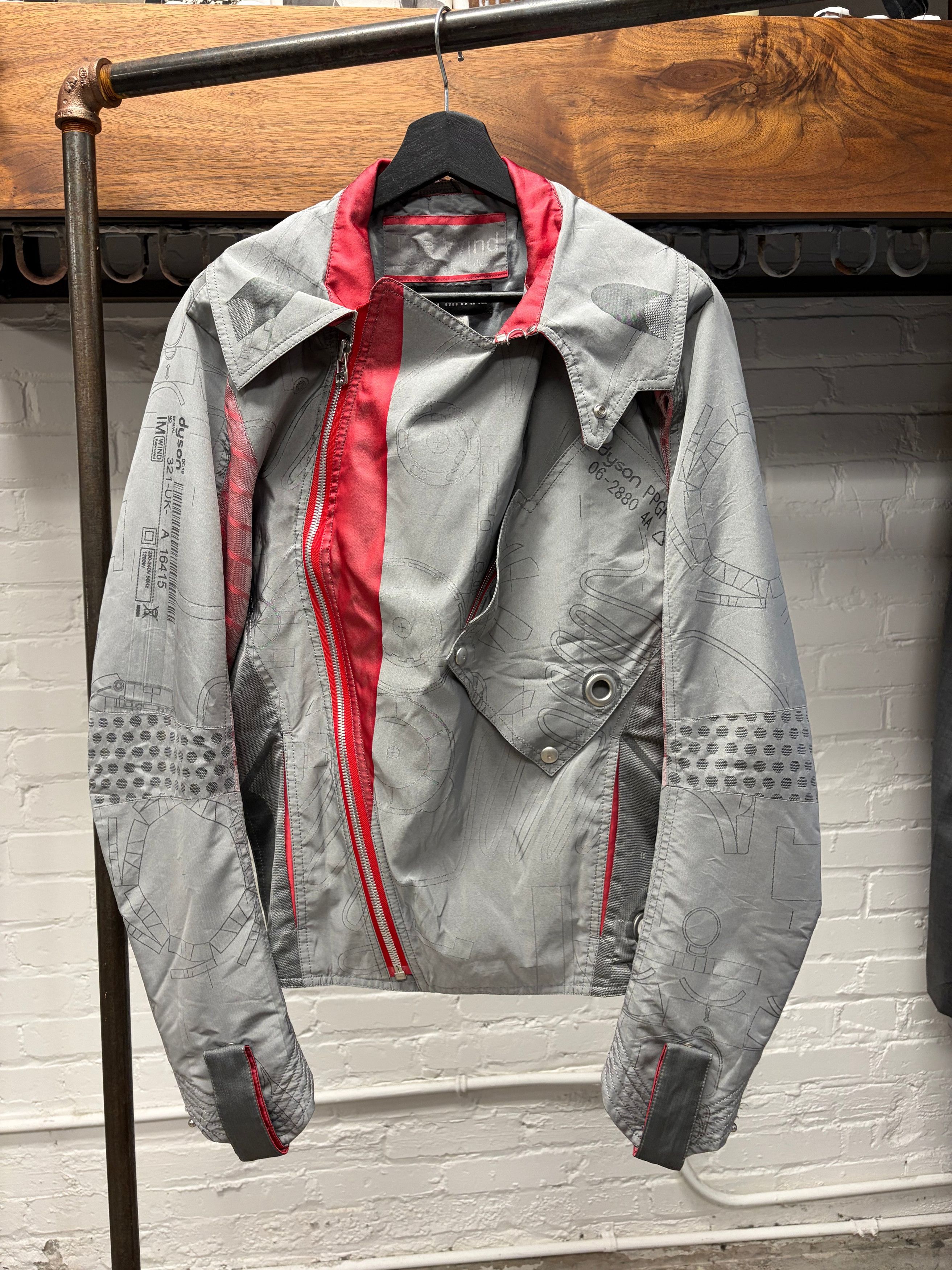 Issey Miyake SS2008 Issey Miyake x Dyson ‘The Wind’ Technical Nylon Biker Jacket Size US XL / EU 56 / 4 - 1 Thumbnail
