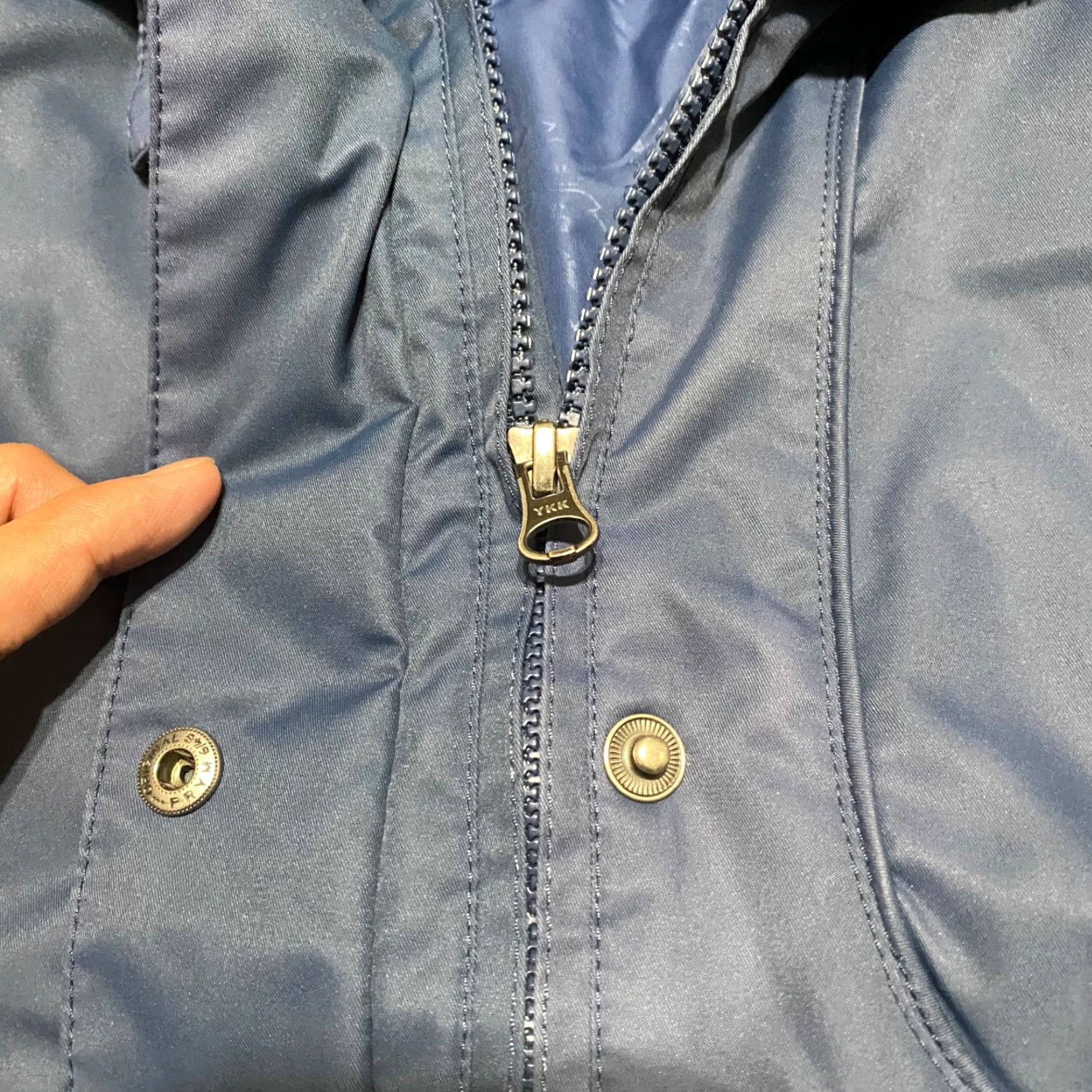 Vintage Cabela's Womens Jacket Blue Full Zip Insulated Outdoor Mid-Length Softshell N/A? Size M / US 6-8 / IT 42-44 - 4 Thumbnail
