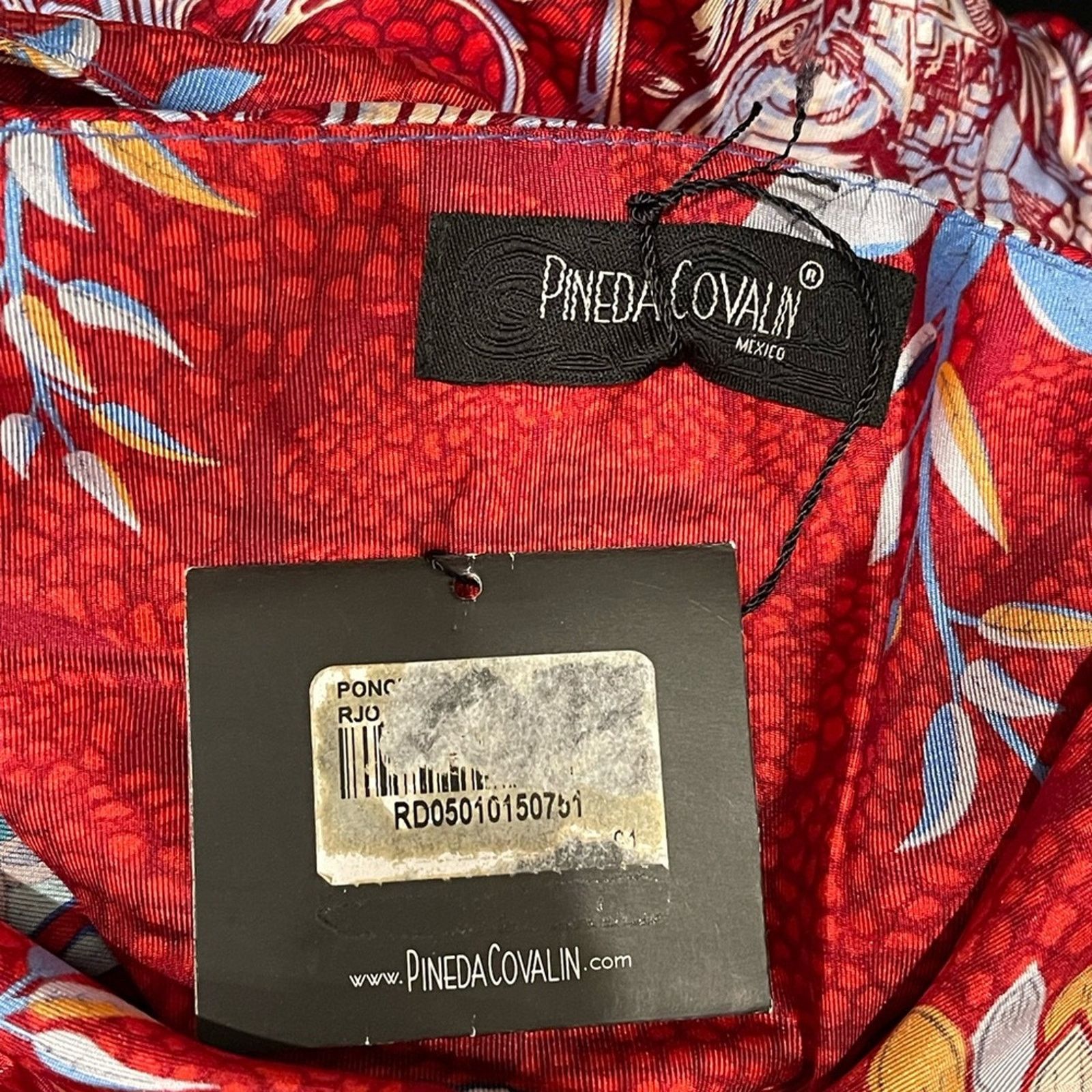 Other Pineda Covalin~Dreamcatcher poncho100% Silk~Open Size ONE SIZE - 9 Thumbnail