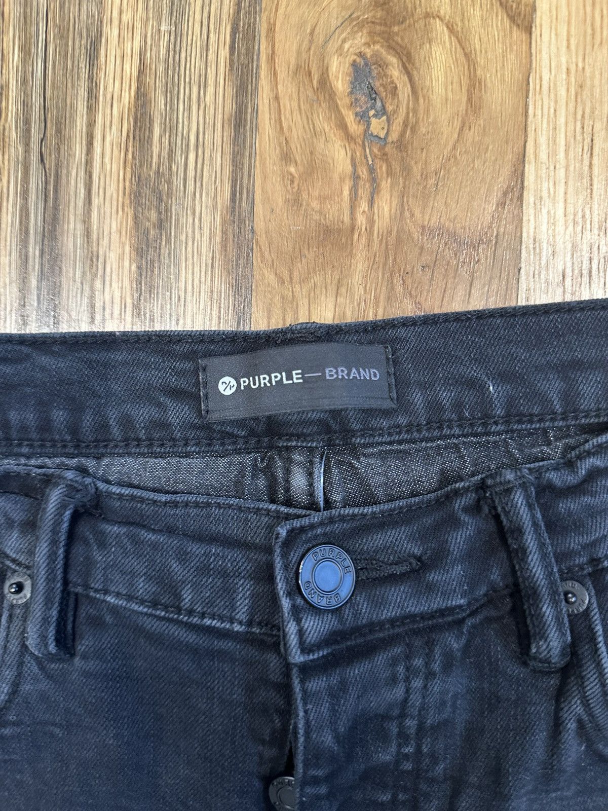 Purple Brand Purple Brand Plain Black Denim Jeans Size 32 Size US 32 / EU 48 - 3 Thumbnail
