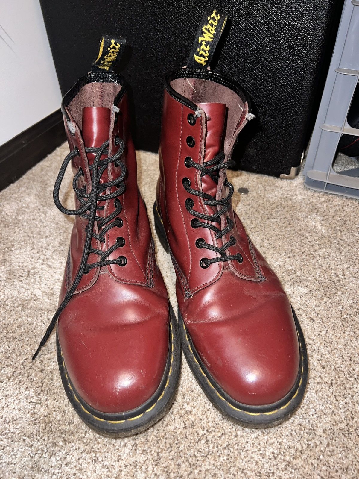 Dr. Martens Maroon Doc Marten s 1460 s Grailed