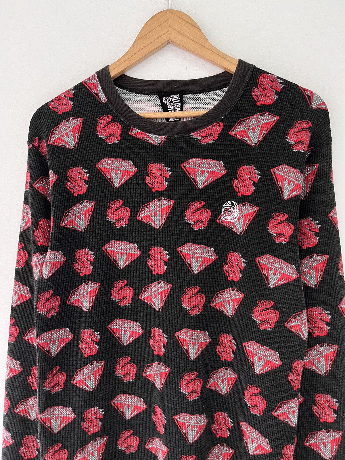 Billionaire Boys Club BBC Dollar & Diamond Waffle Crewneck. Size US L / EU 52-54 / 3 - 3 Thumbnail