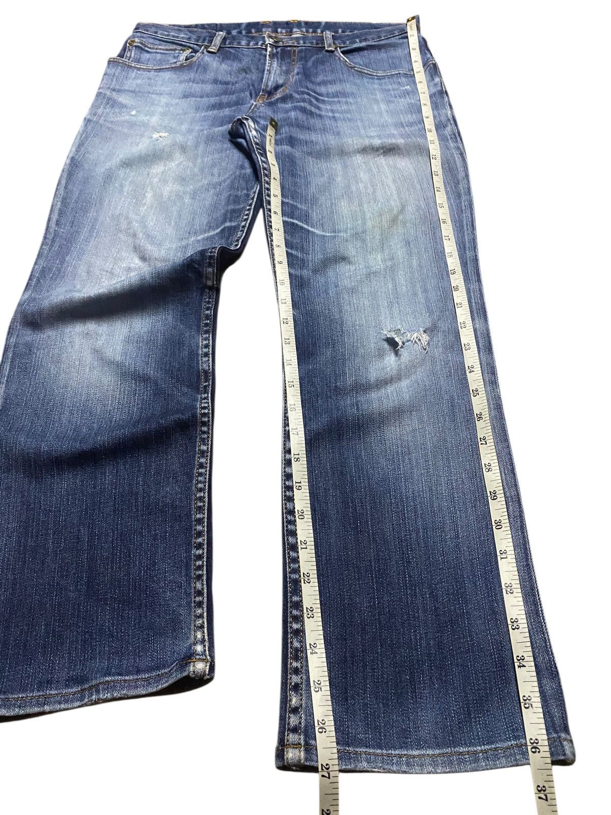 Japanese Brand Vintage Japanese Brand Monseur Nicole Distressed Jeans Size US 32 / EU 48 - 14 Thumbnail