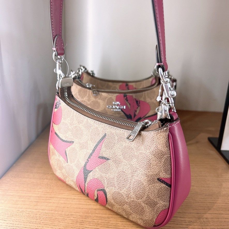 Coach Teri Mini Crossbody Bag With Bow Print CY733 Size ONE SIZE - 2 Thumbnail