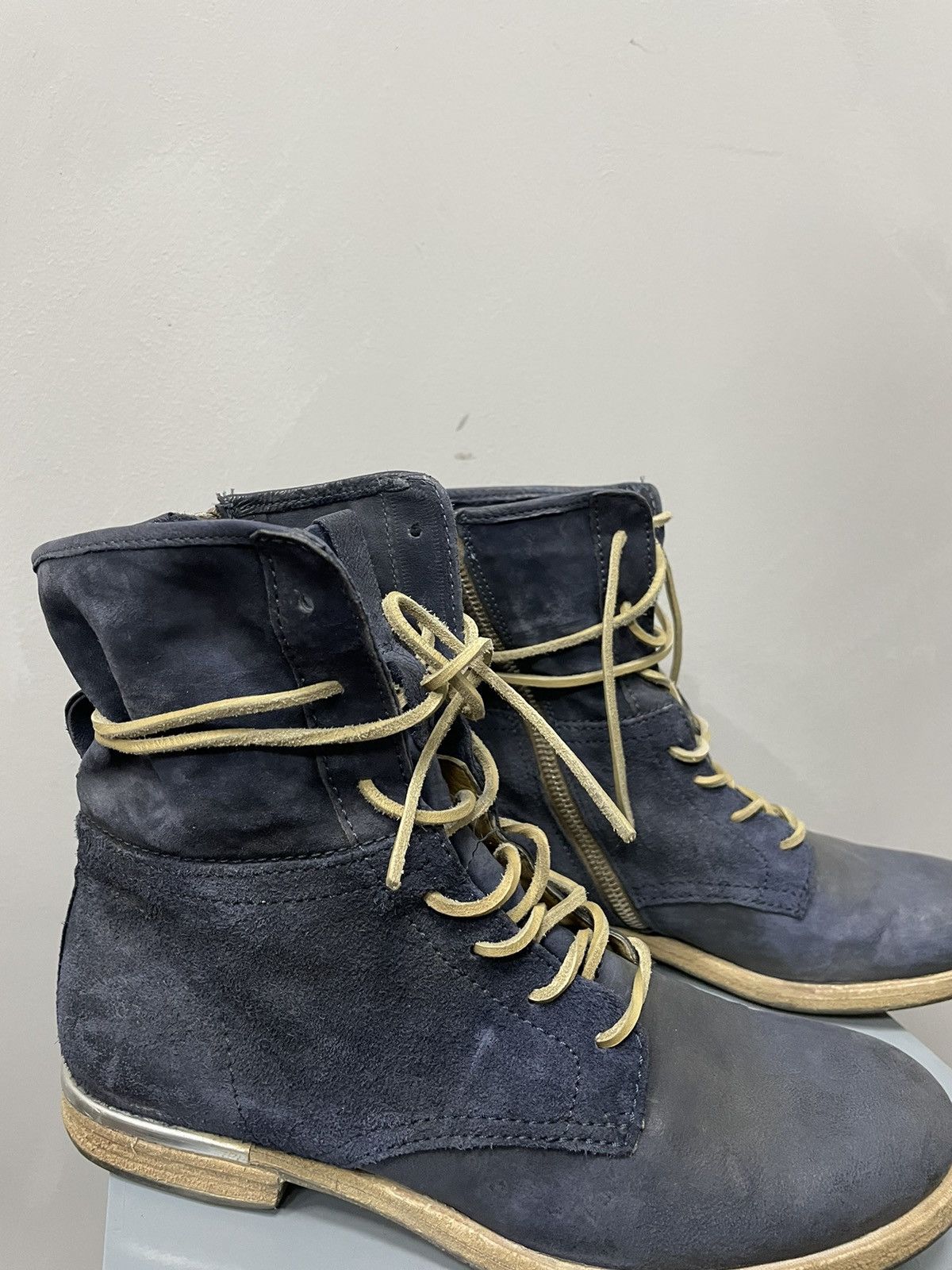 A.S.98 × Dirk Bikkembergs RARE AS 98 boots Vintage Ankle Boots Rick 1 Owens Vibe Size US 7.5 / EU 40-41 - 14 Thumbnail