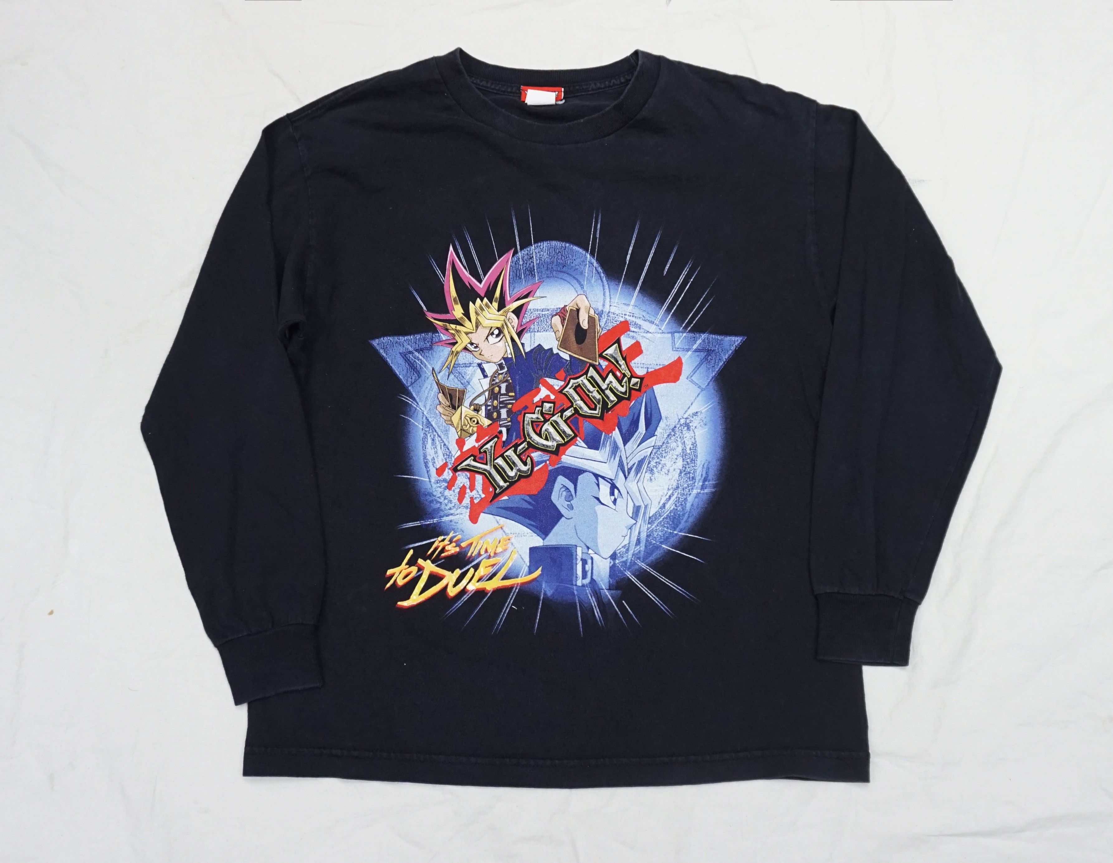 Designer × Vintage Yu-gi-oh Graphic Long Sleeve T-Shirt Size US L / EU 52-54 / 3 - 1 Thumbnail