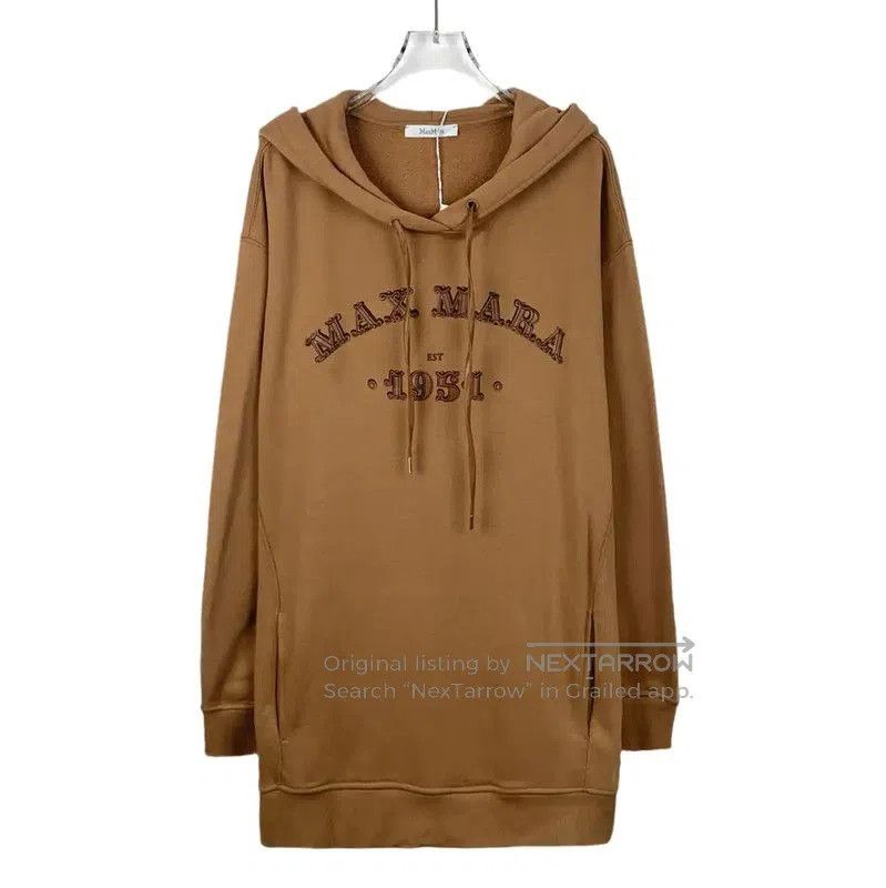 Max Mara MaxMara Brown Women's Hoodie . Size M / US 6-8 / IT 42-44 - 1 Thumbnail
