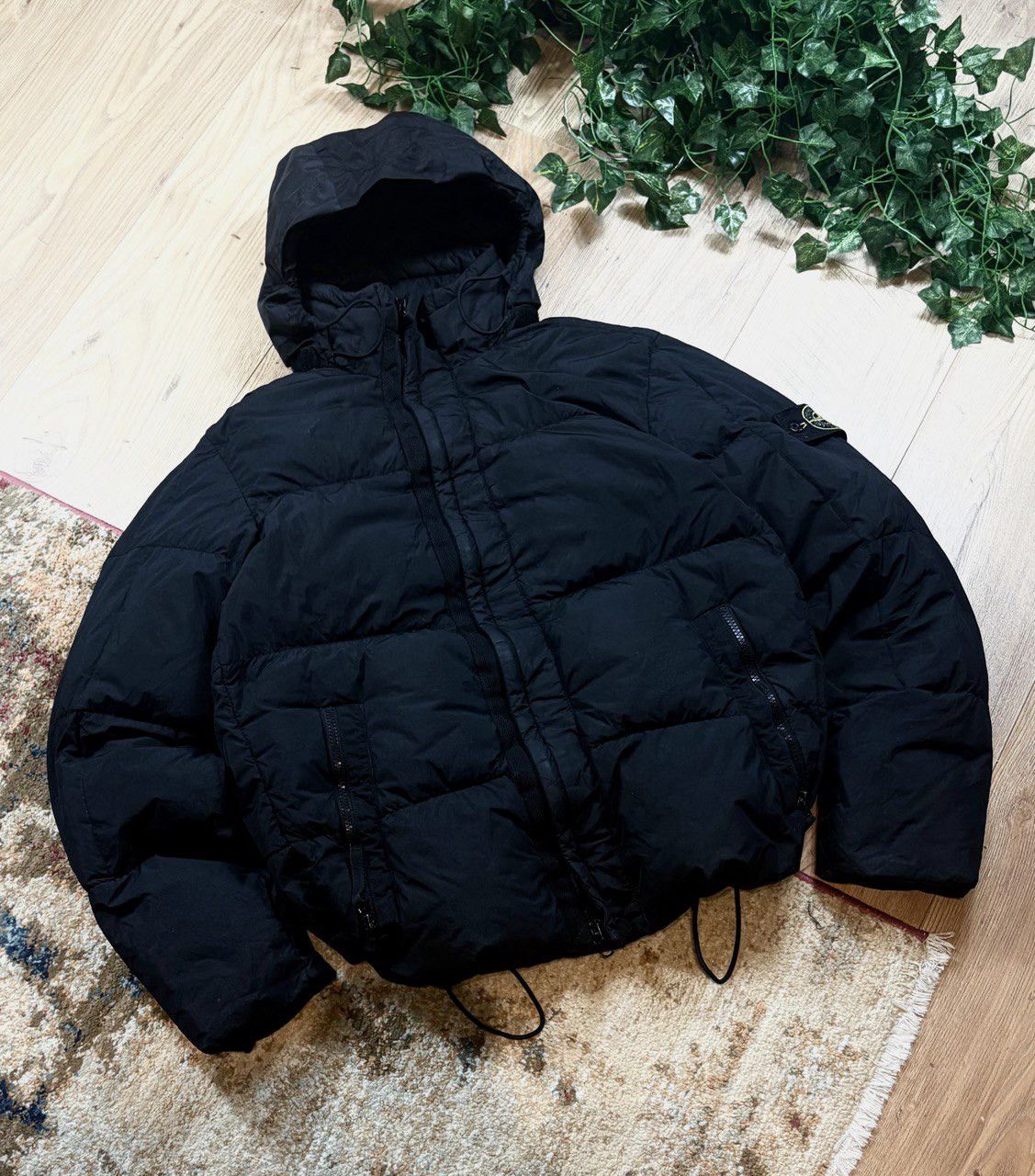 Stone Island Garment Dyed Crinkle Reps NY Down Jacket